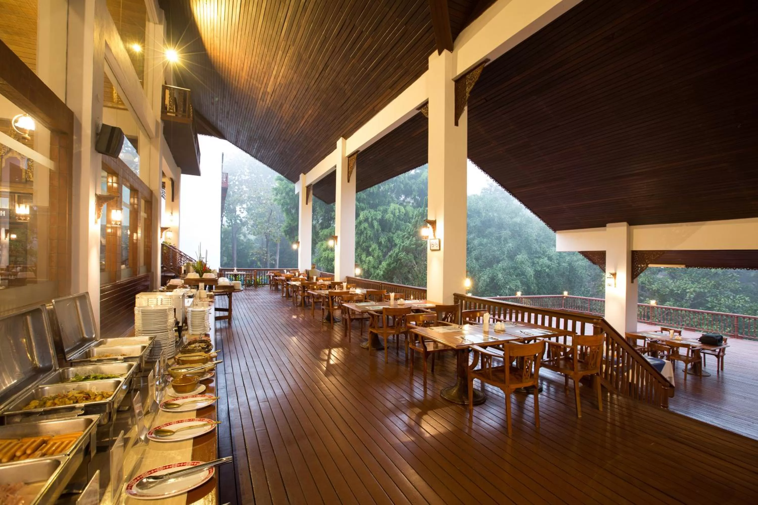 Dining area in The Imperial Mae Hong Son Resort