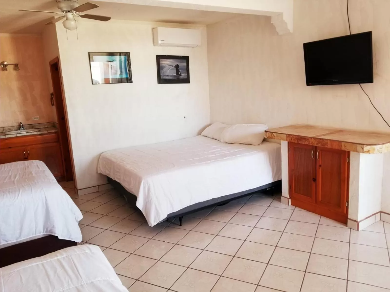 Bed in Hotel Posada Magdalena