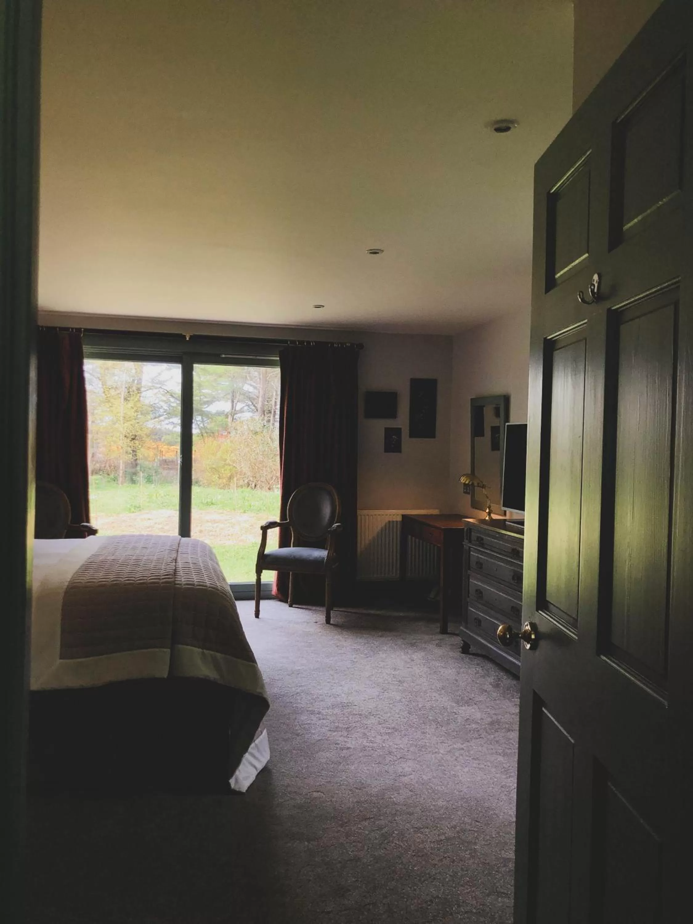 Bedroom, Bed in Forss House