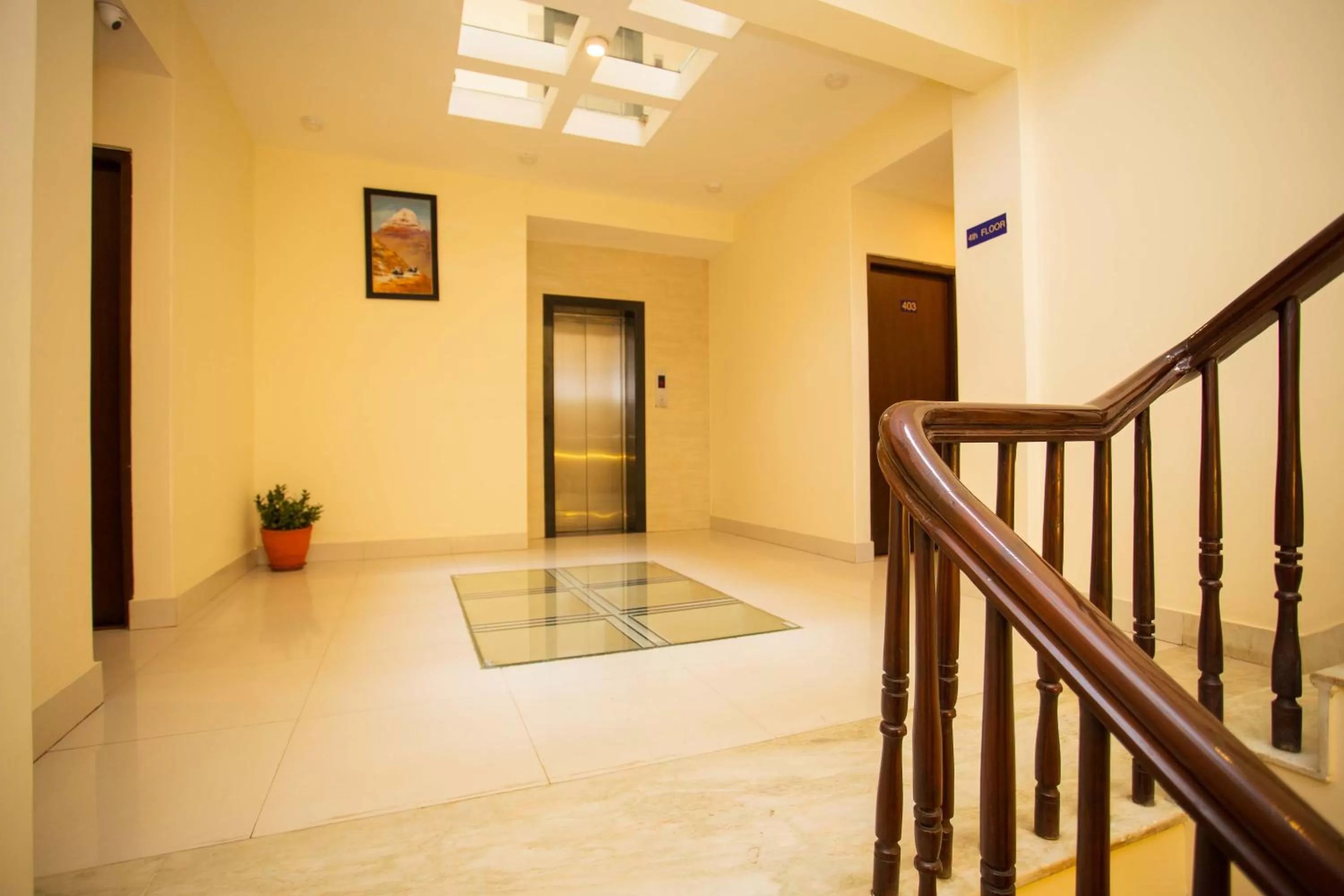 elevator in Hotel Jay Suites