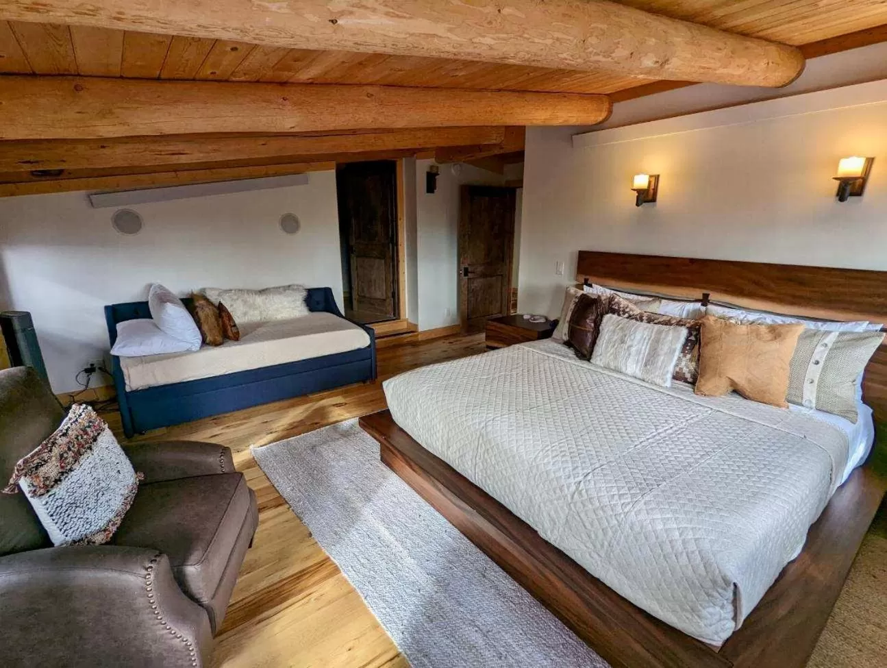 Bed in Jackson Hole Hideout