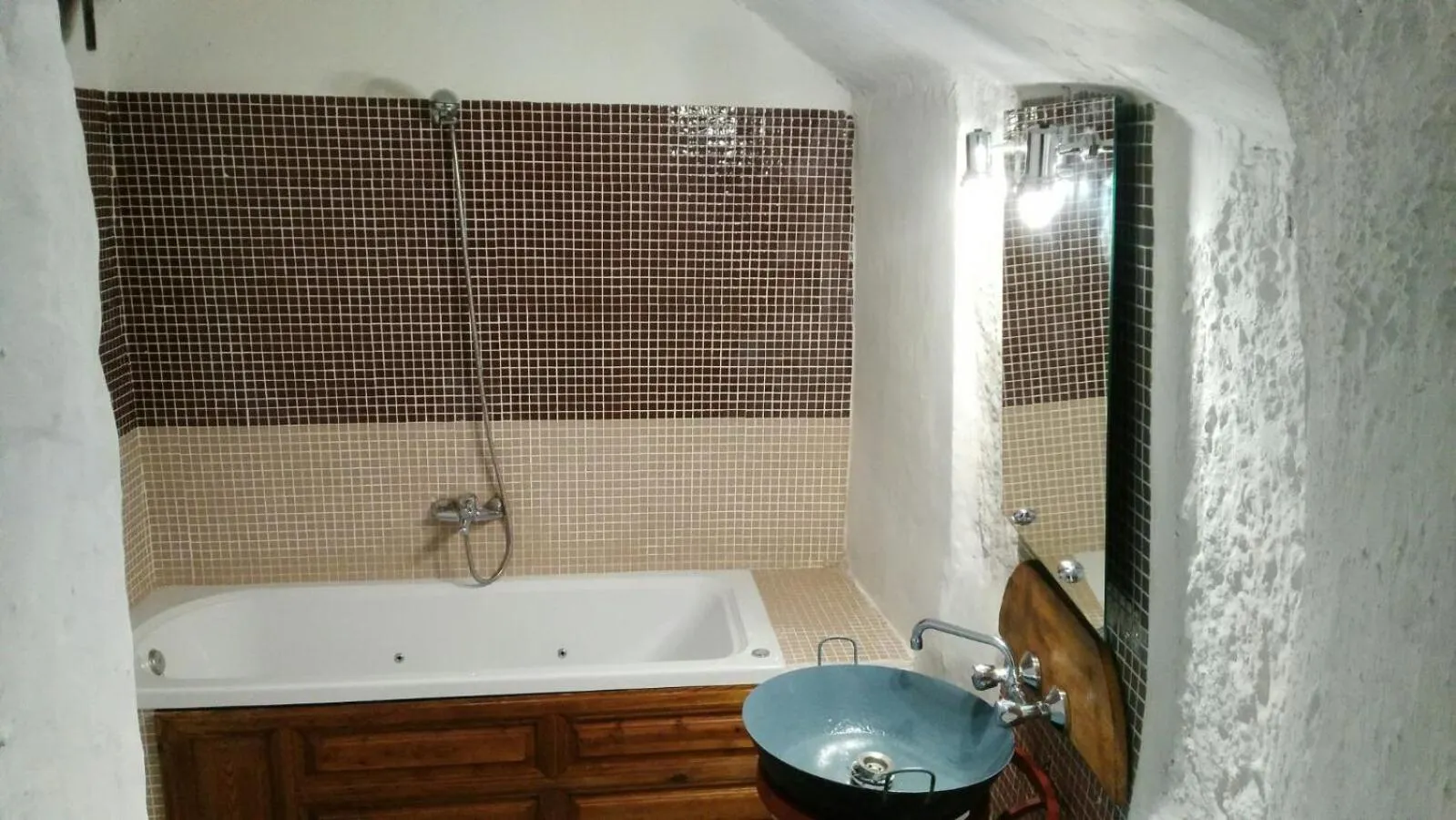 Bathroom in Casas Cueva y Cortijo La Tala en Guadix