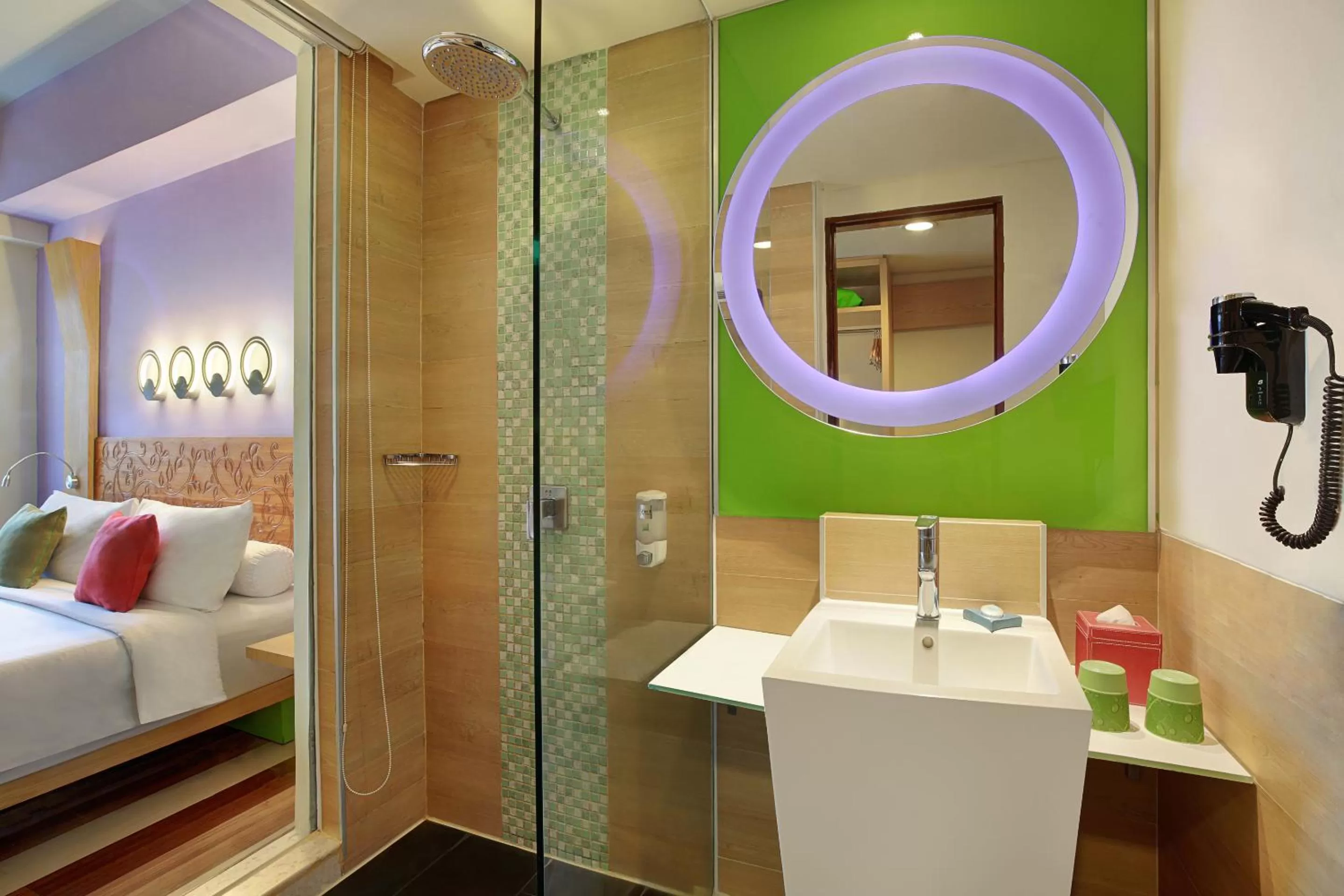 Bathroom, Bed in ibis Styles Yogyakarta