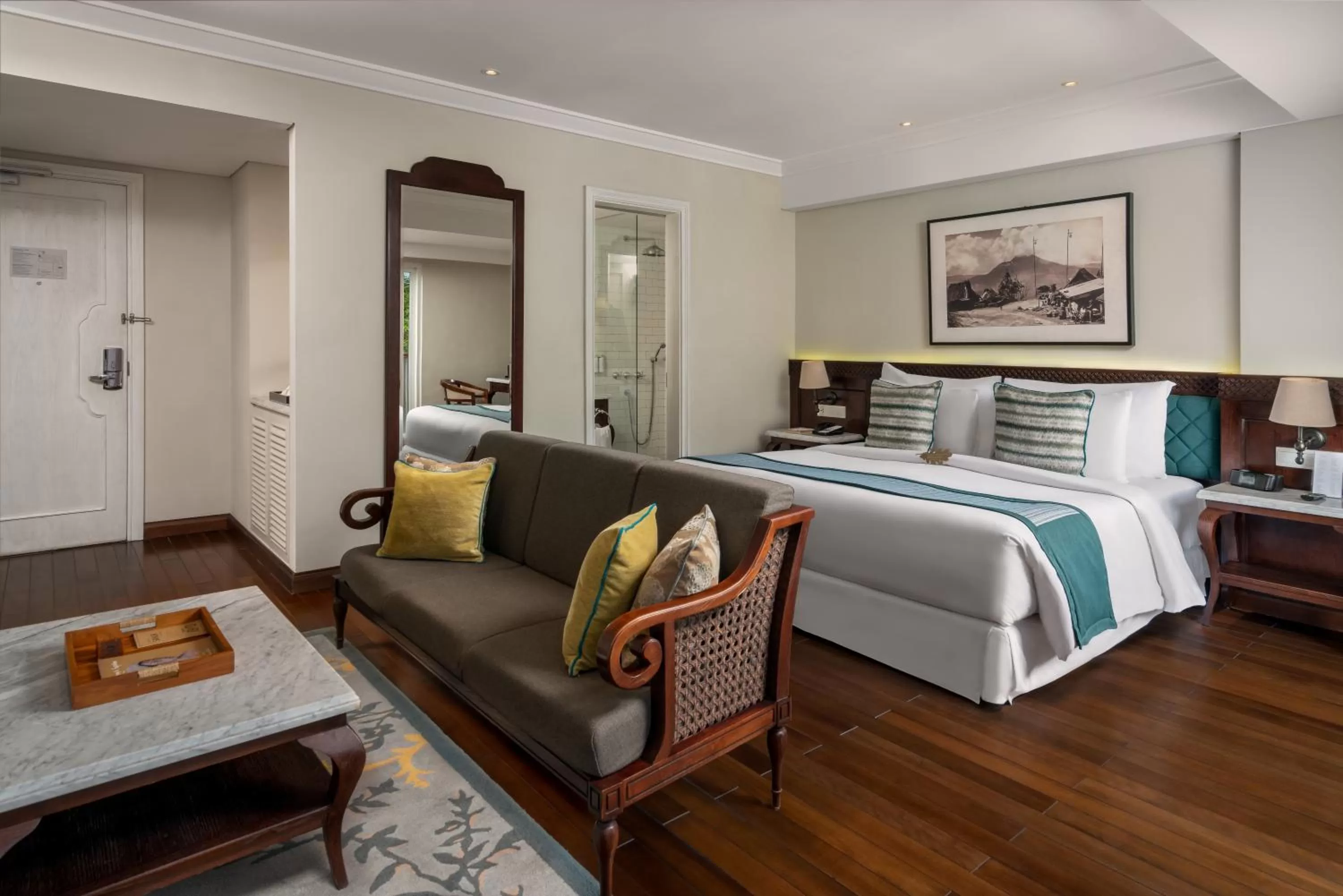 Floor plan, Bed in Maison Aurelia Sanur, Bali - By Préférence