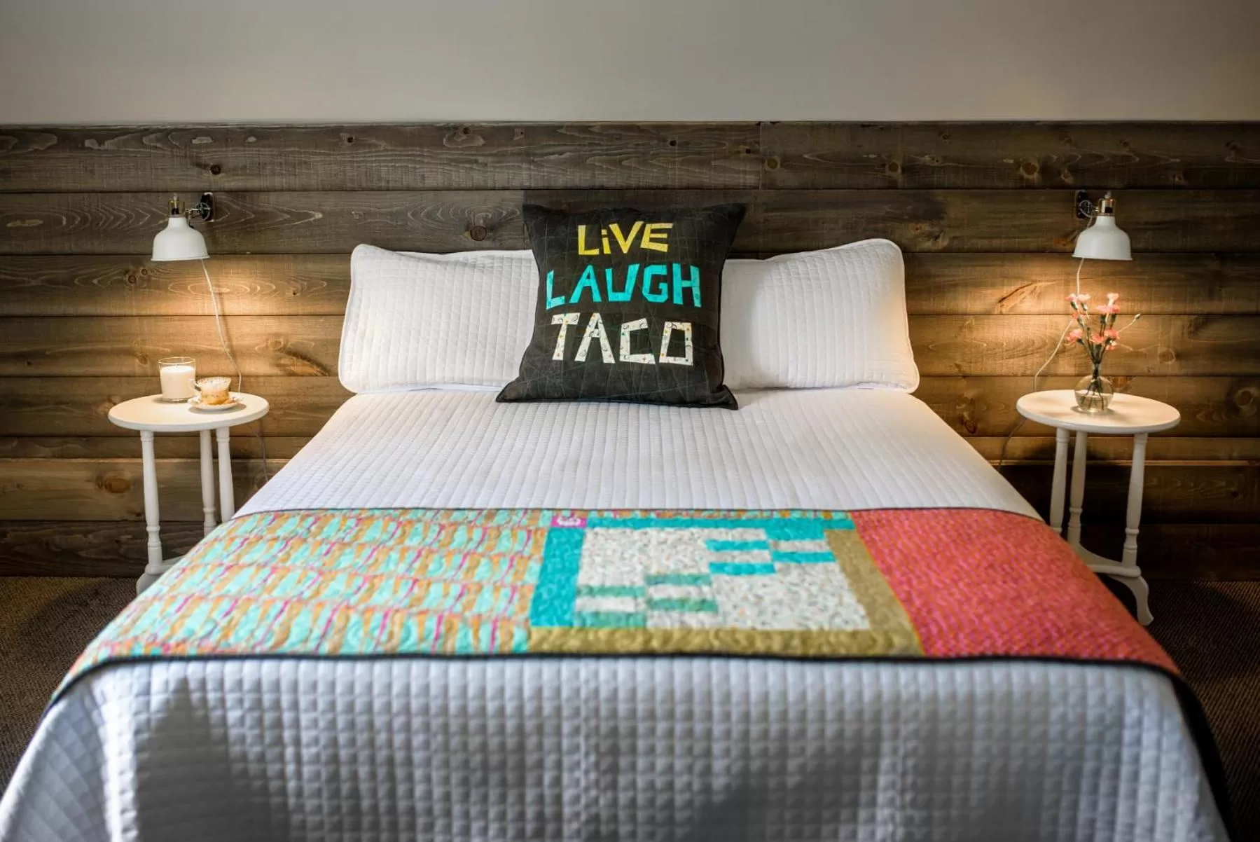 Bed in The Kitch'inn - Boutique Inn and Wine Bar