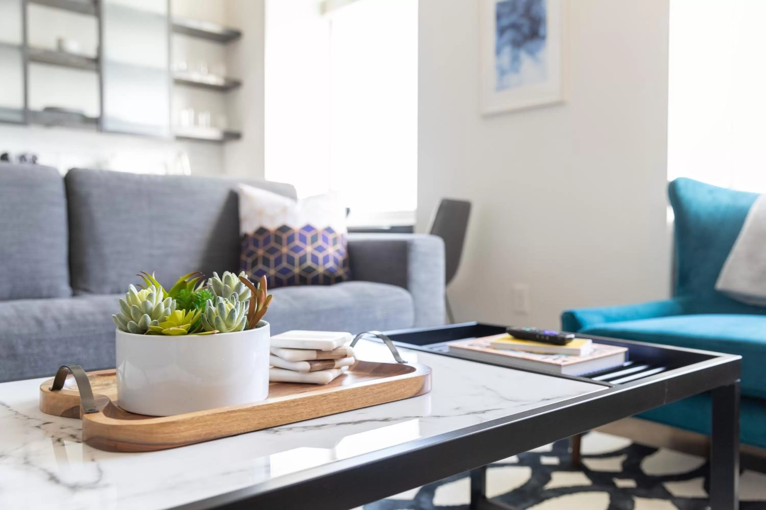 Living room in Mint House at The Reserve - Nashville