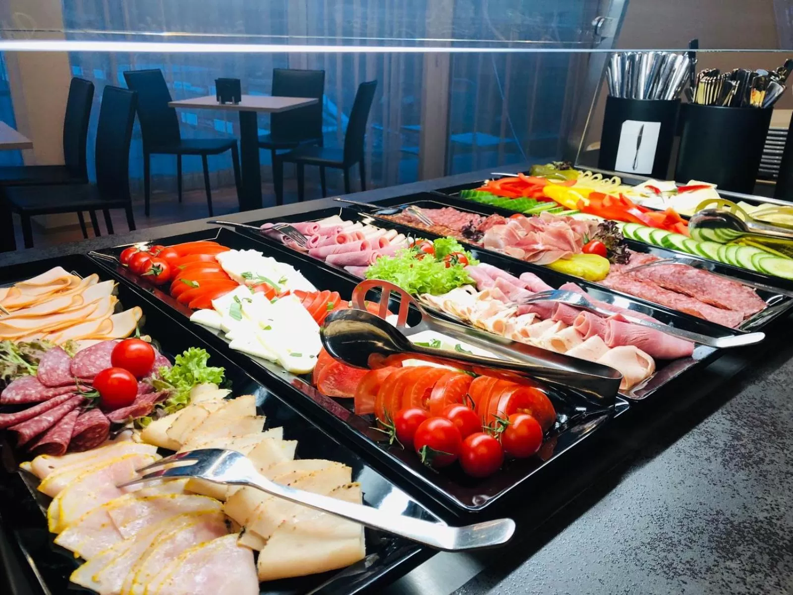 Food close-up in TRIP INN JET HOTEL Zürich Airport