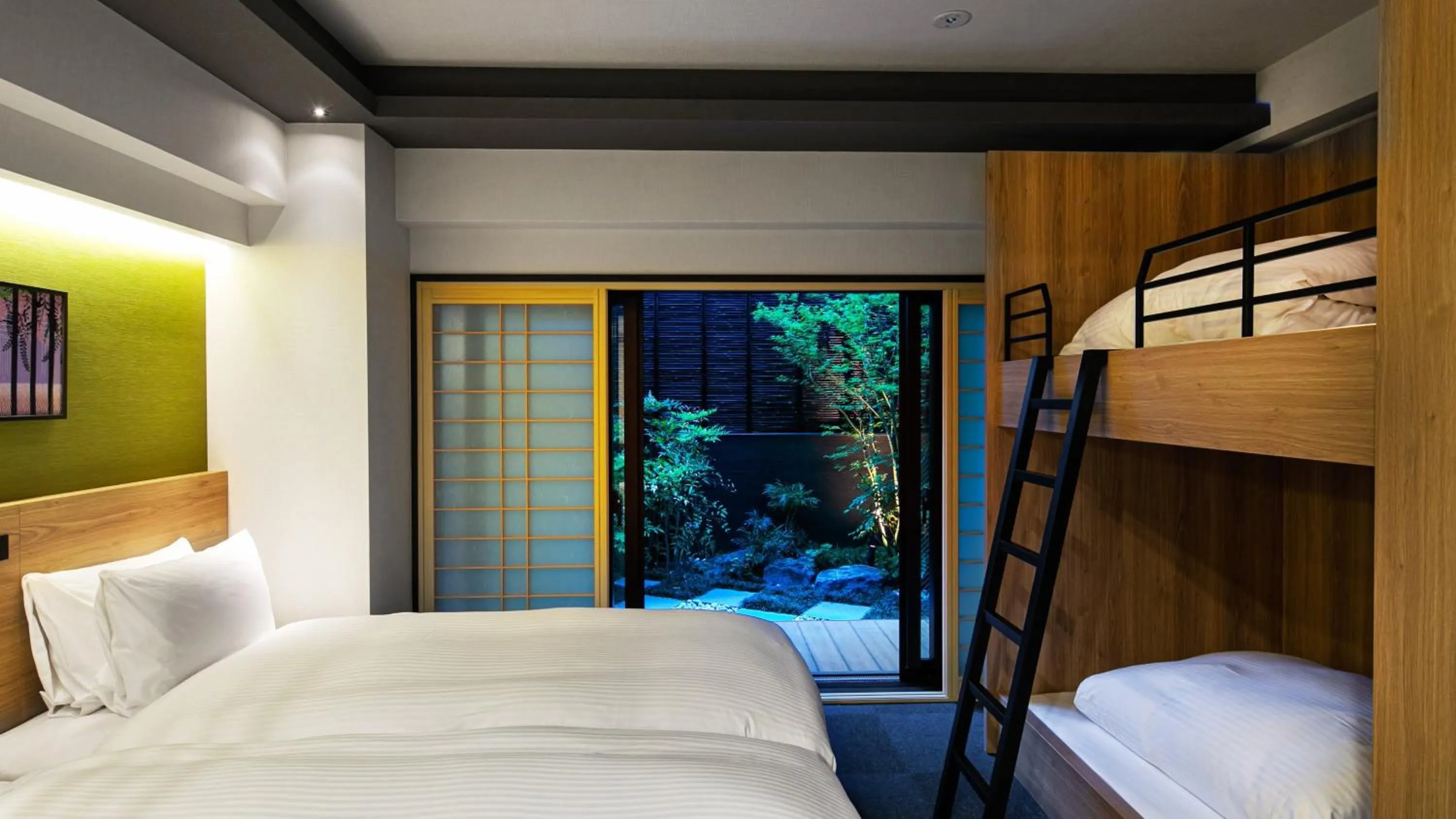 Photo of the whole room, Bed in MIMARU Kyoto Station