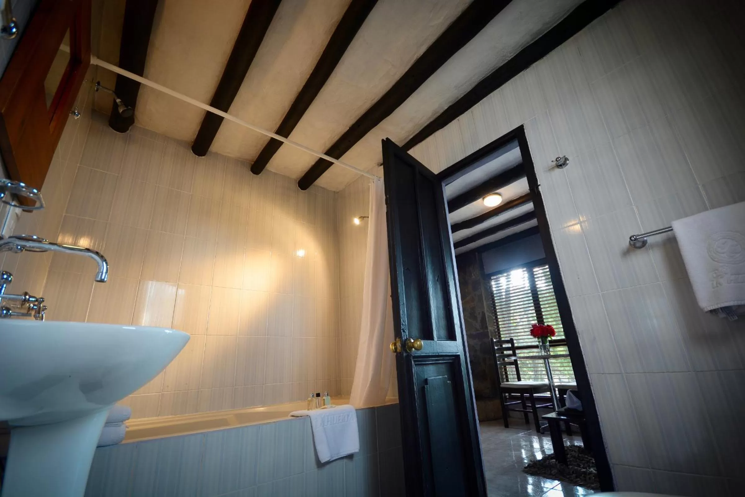 Bathroom in Posada Cafe La Huerta