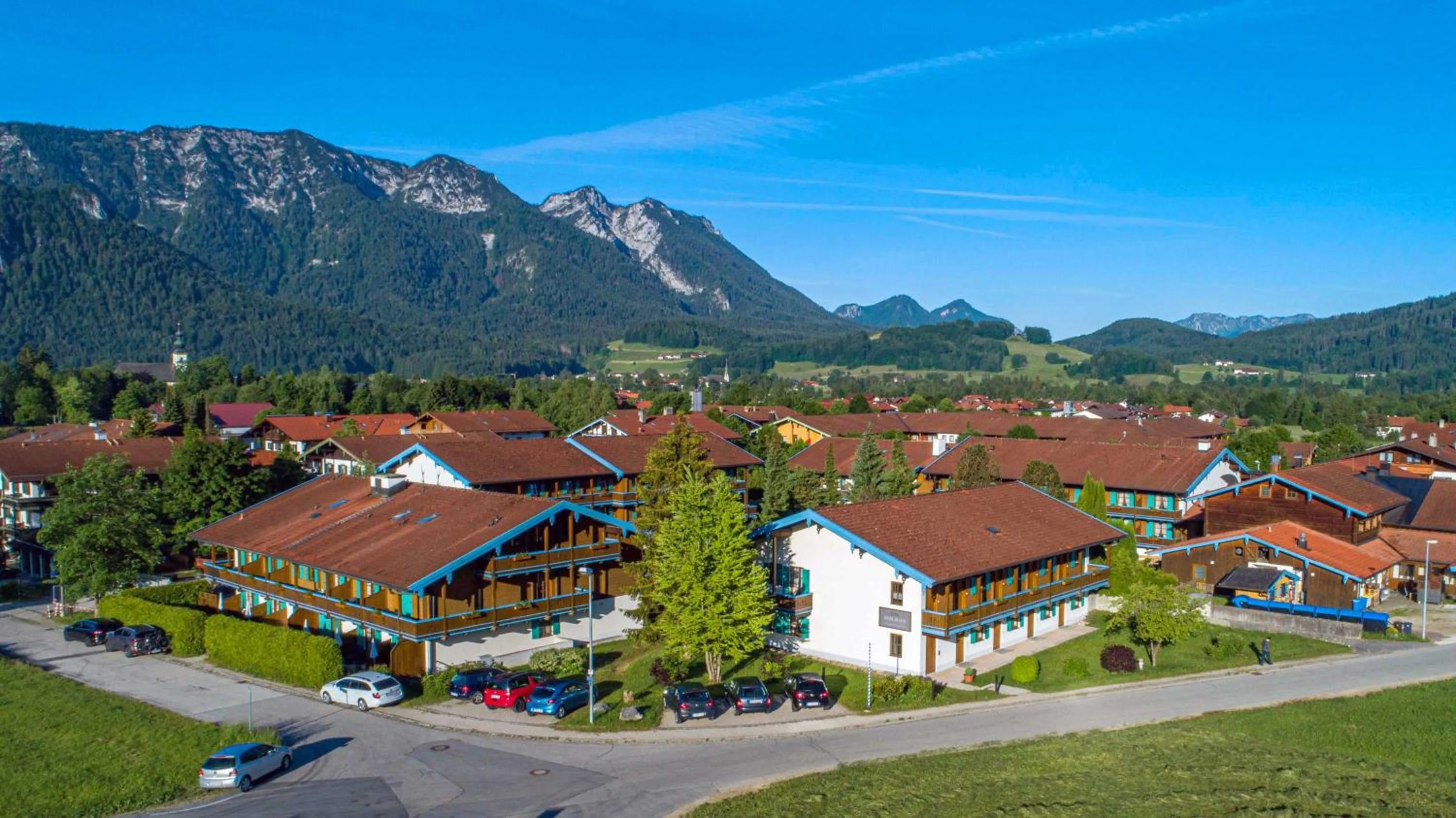 Bird's eye view in Das Bergmayr - Chiemgauer Alpenhotel