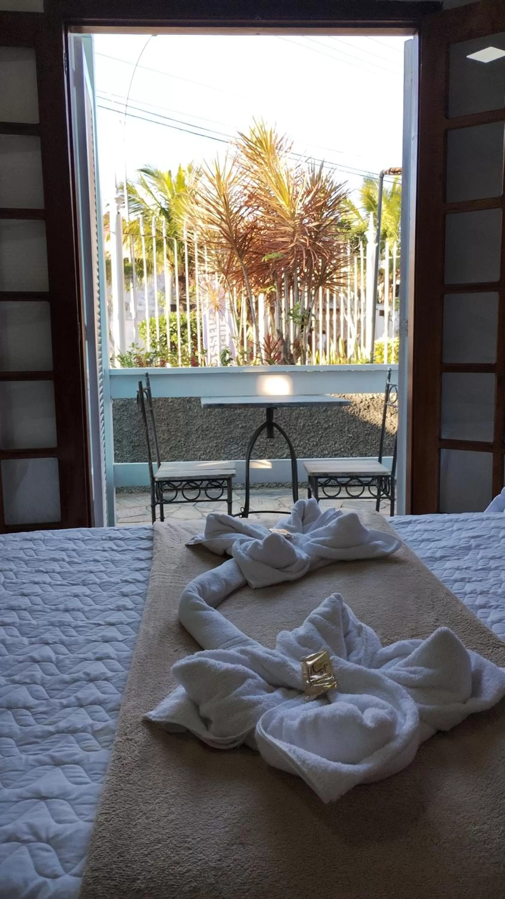 Bed in Pousada Paraíso do Atlântico