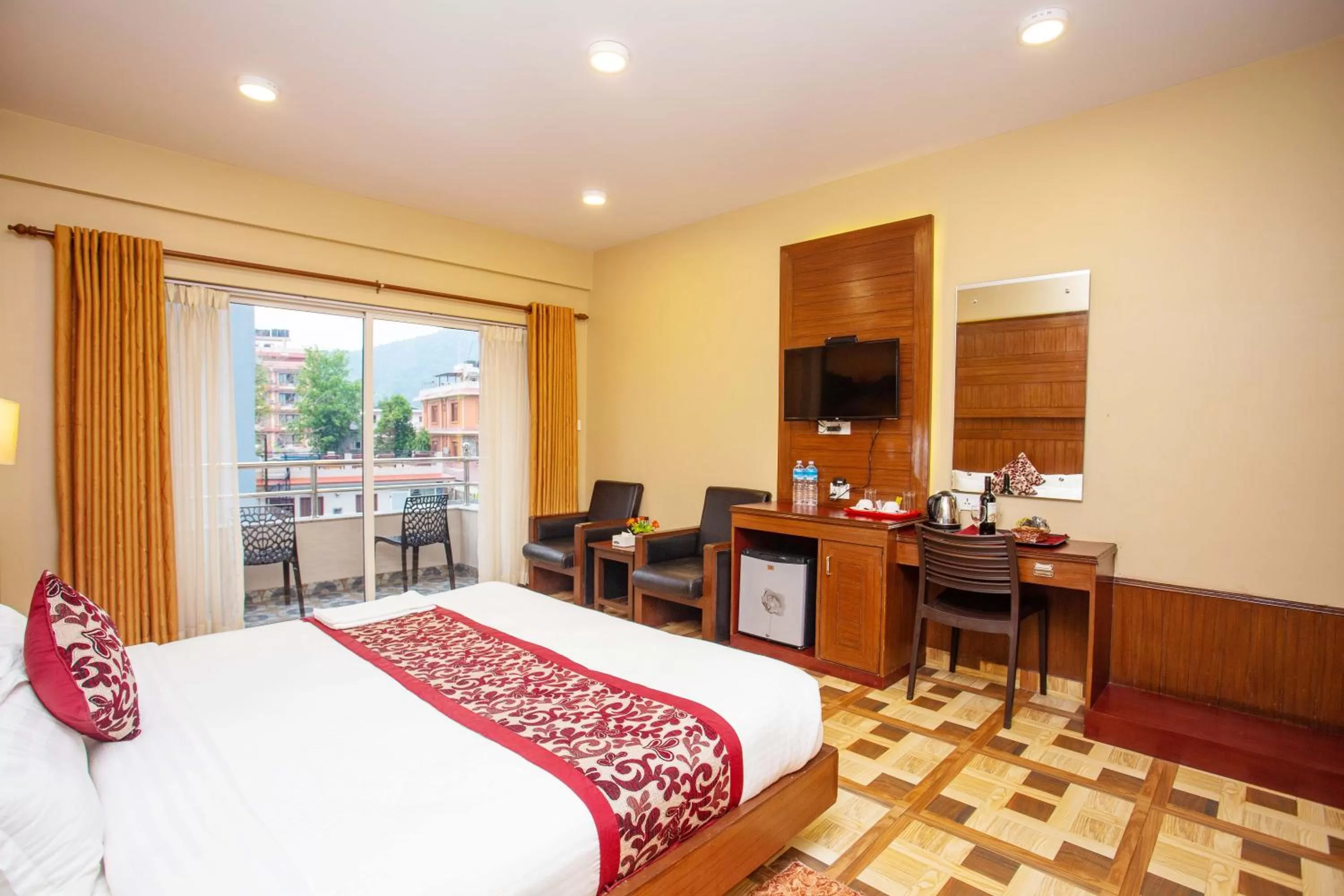 Photo of the whole room, Bed in Hotel Iceland