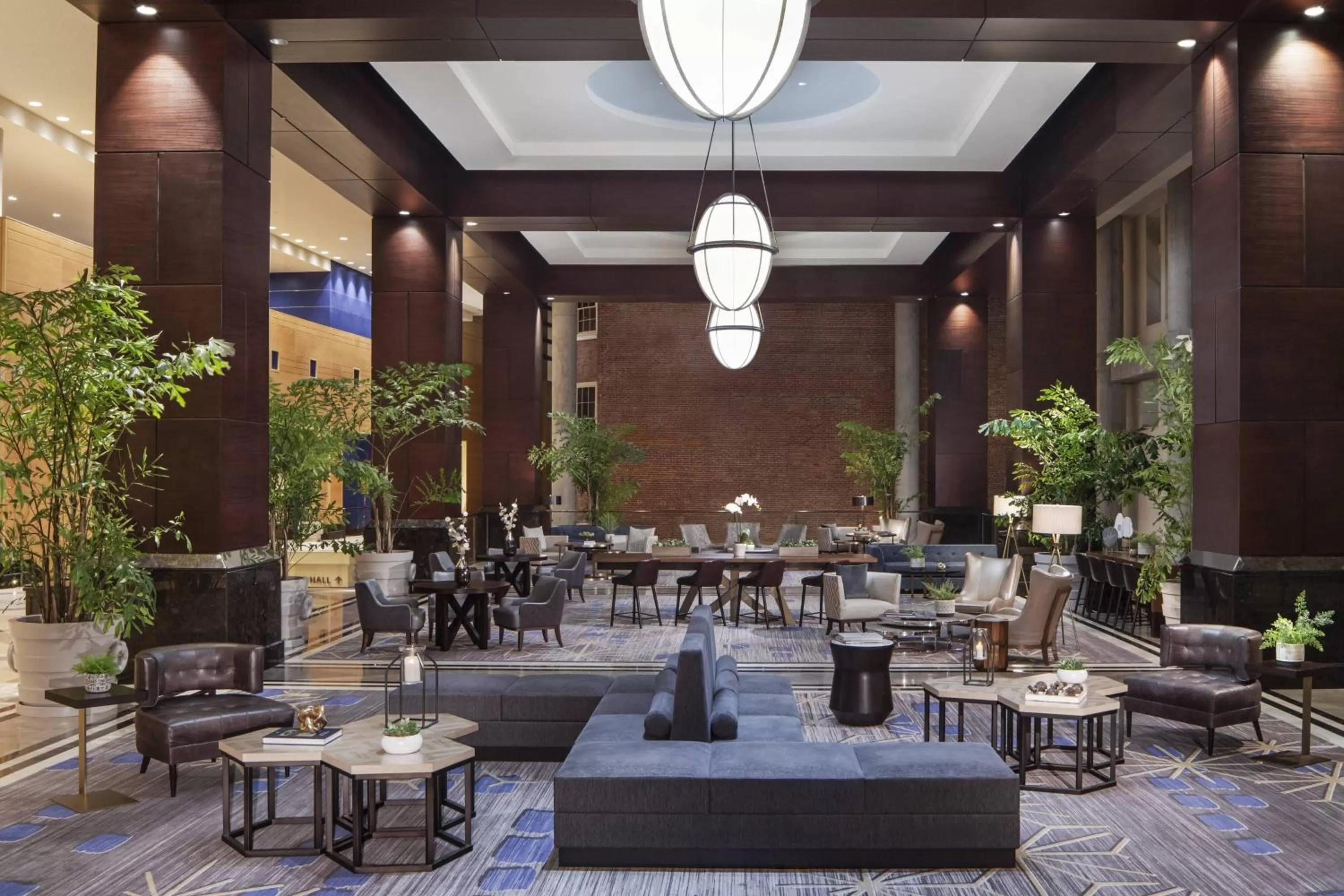 Lobby or reception in Lancaster Marriott at Penn Square