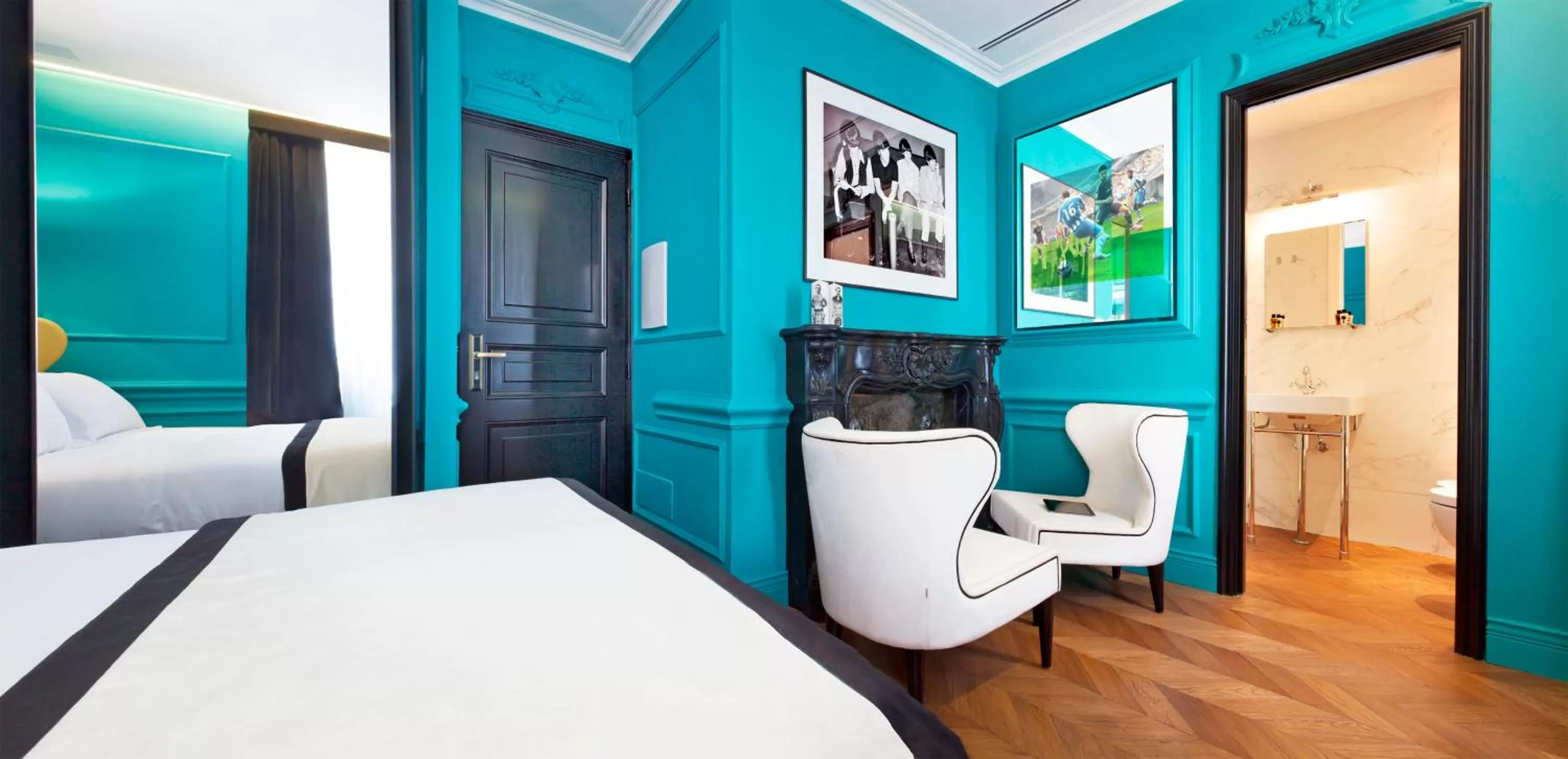 Bedroom, Bed in Hotel The Corner Roma