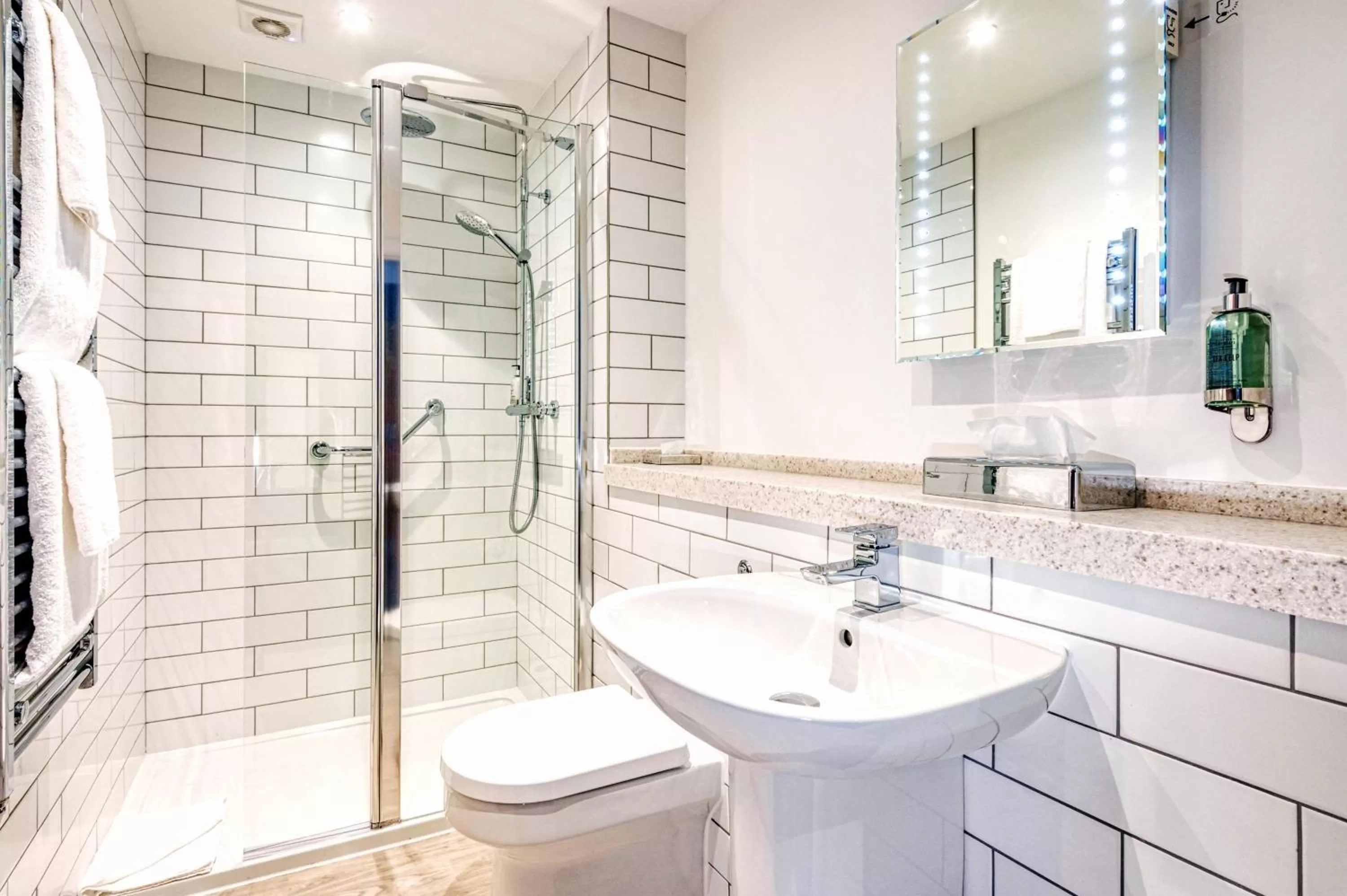 Shower, Bathroom in The Wheatsheaf by Innkeeper's Collection