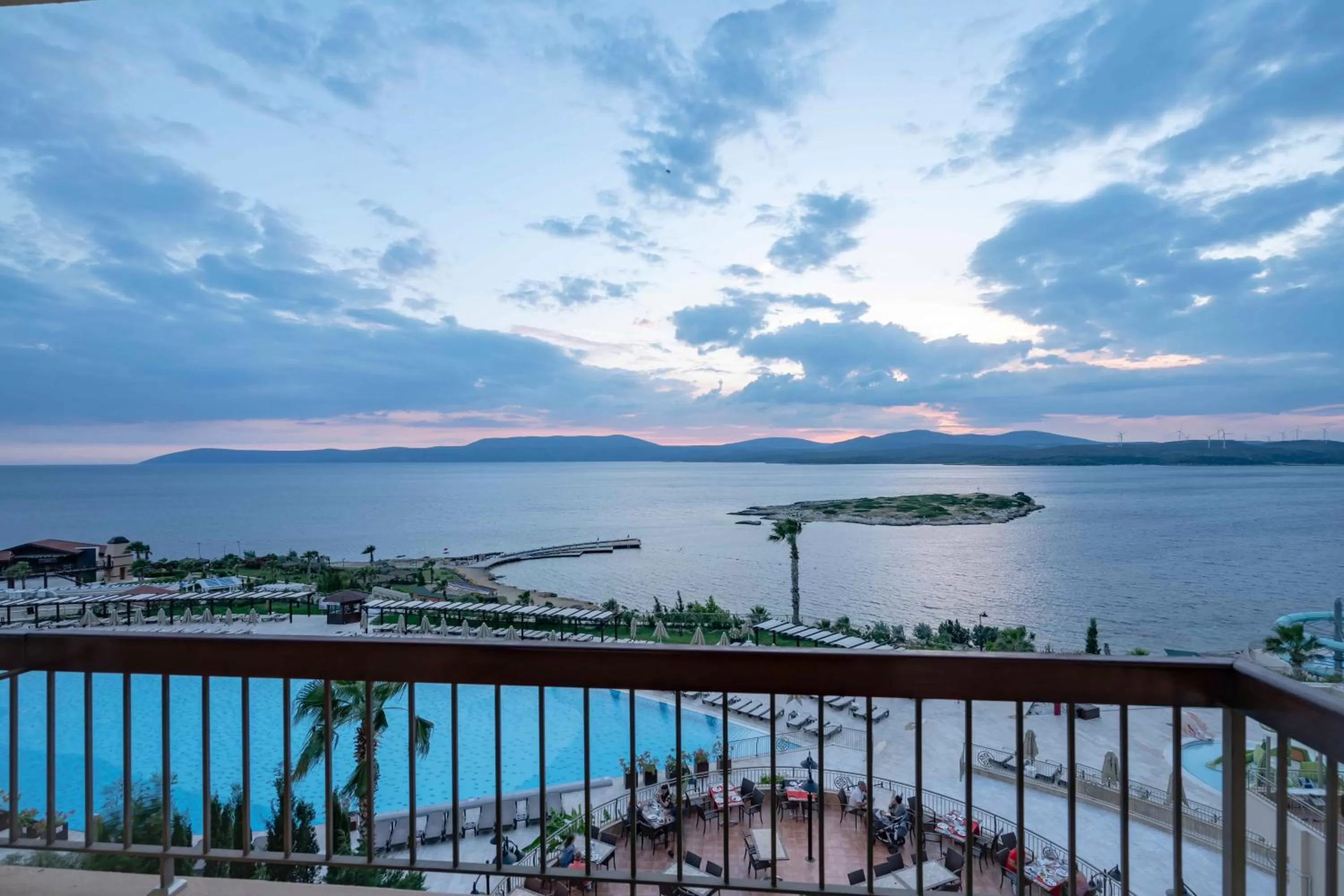 Sea view in Royal Teos Thermal Resort Clinic & Spa - Halal Hotel