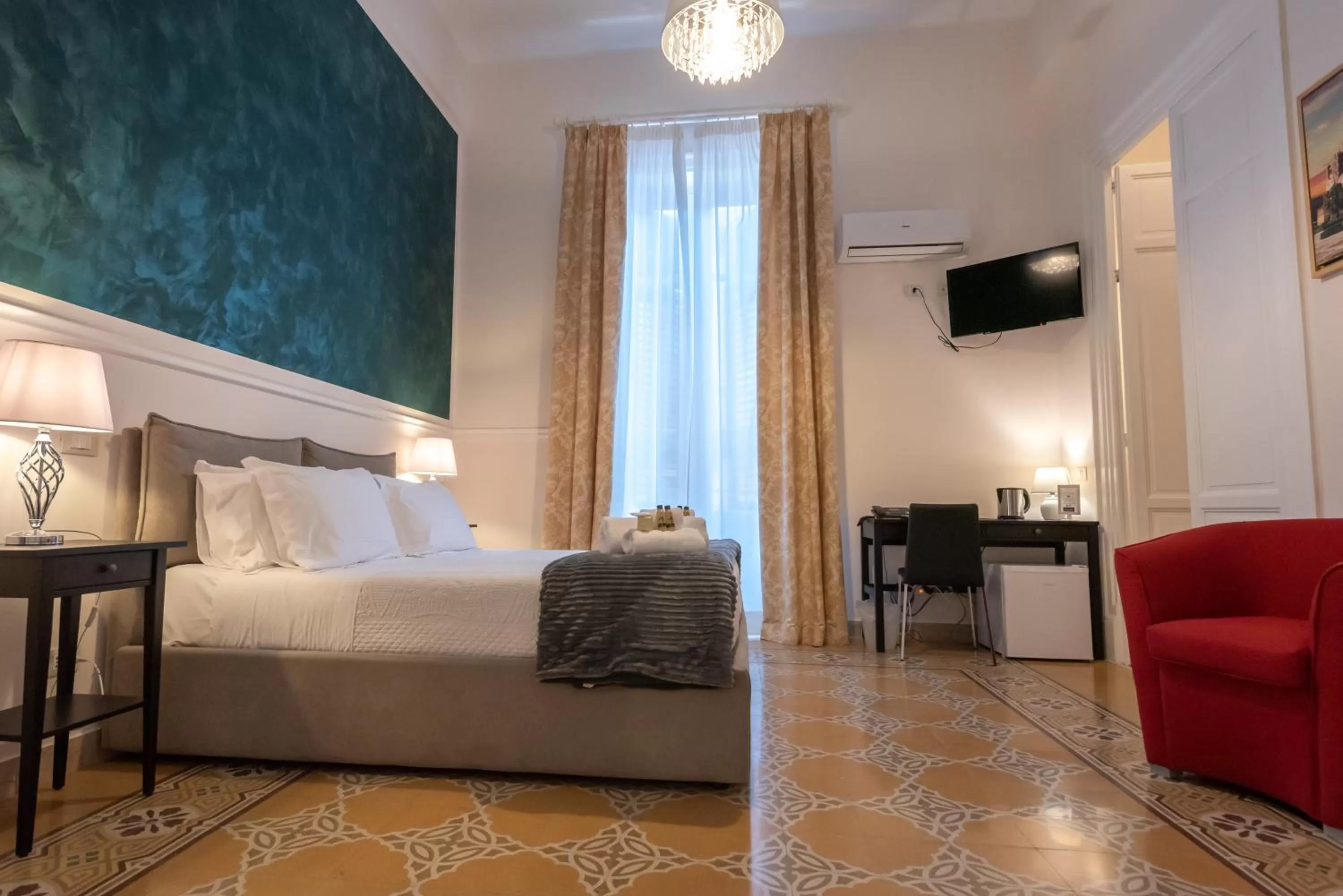 Bedroom, Bed in Liberty Palace