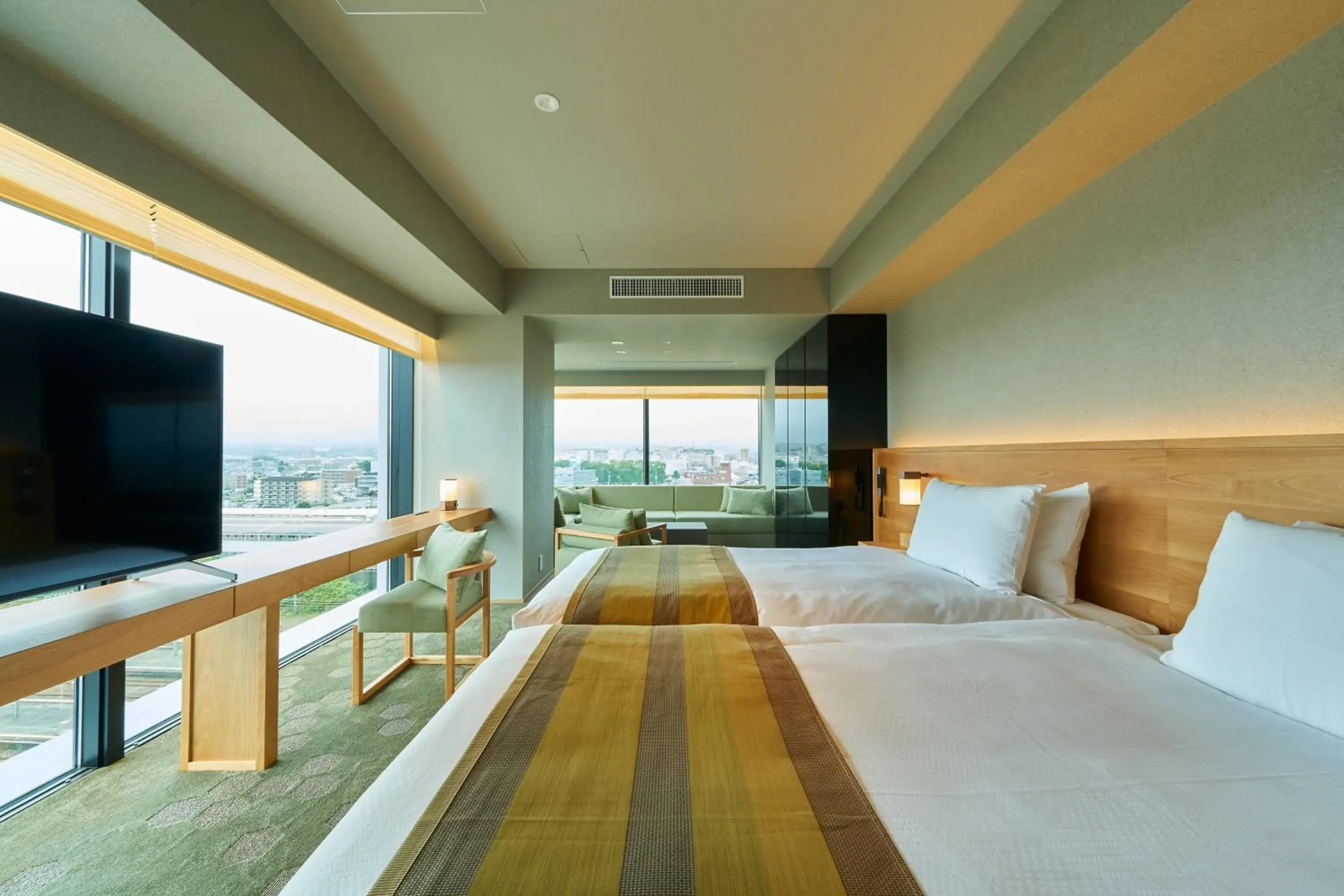 Deluxe Twin Room in Fujisan Mishima Tokyu Hotel Deluxe Twin Room in Fujisan Mishima Tokyu Hotel