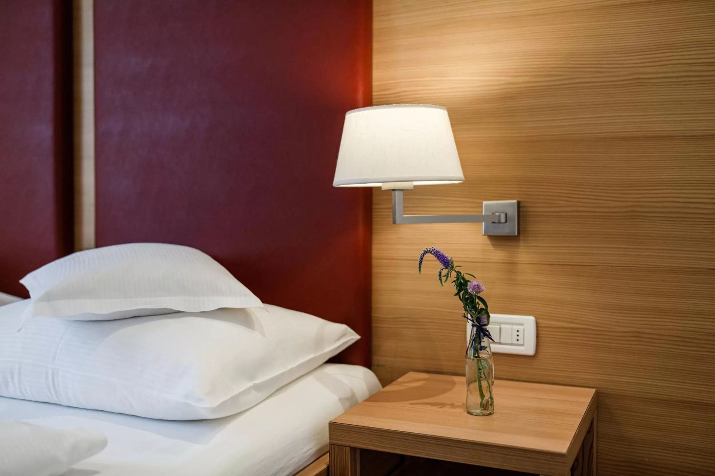 Decorative detail, Bed in Hotel Kolping