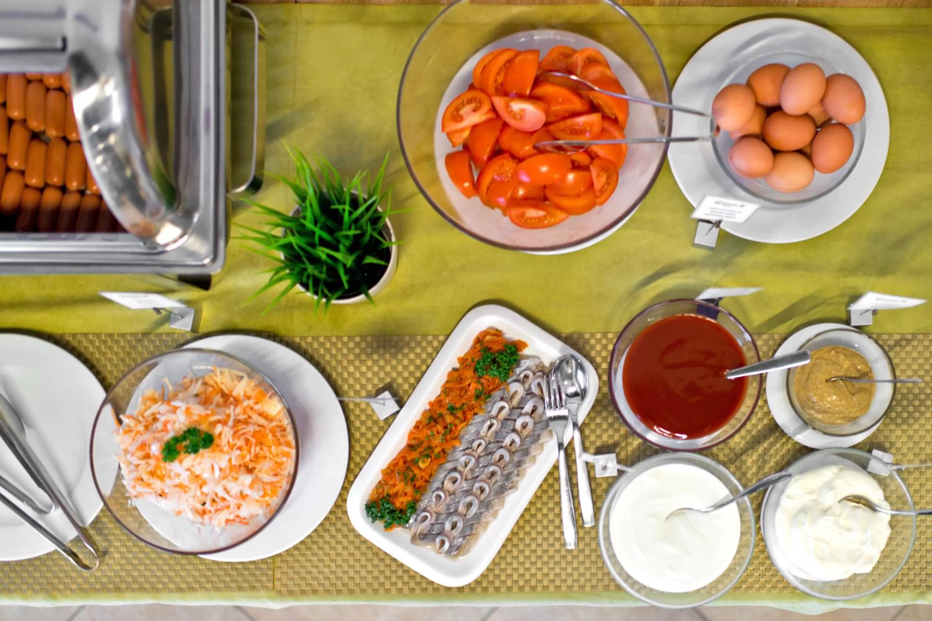 Food in Green Vilnius Hotel