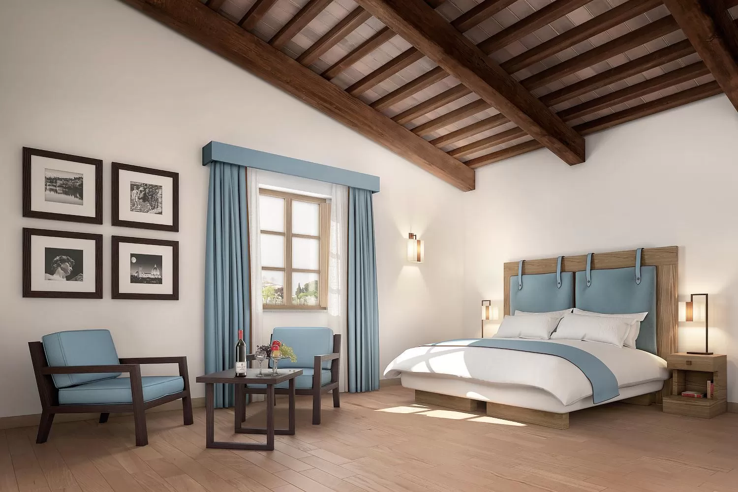 Bedroom, Bed in Villa Tolomei Hotel & Resort