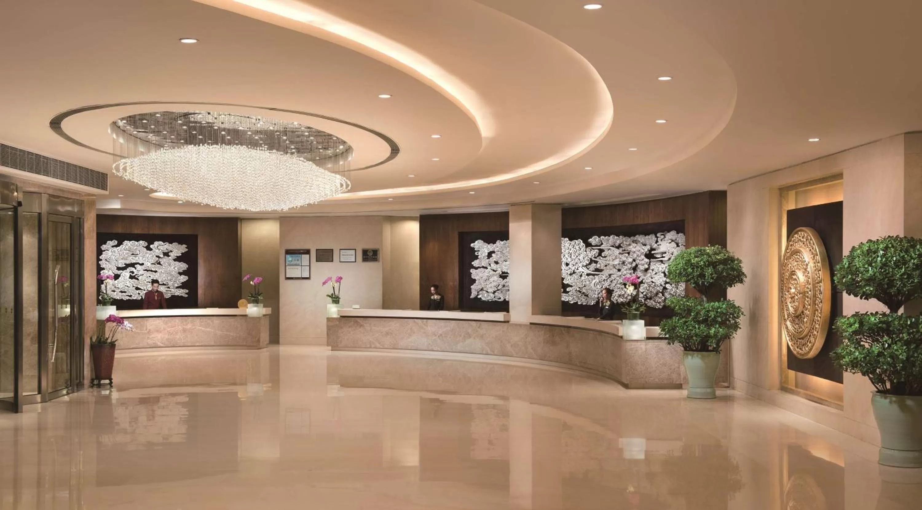 Lobby or reception in Shangri-La Shenzhen - Nearby Luohu Border, Outdoor Swimming Pool