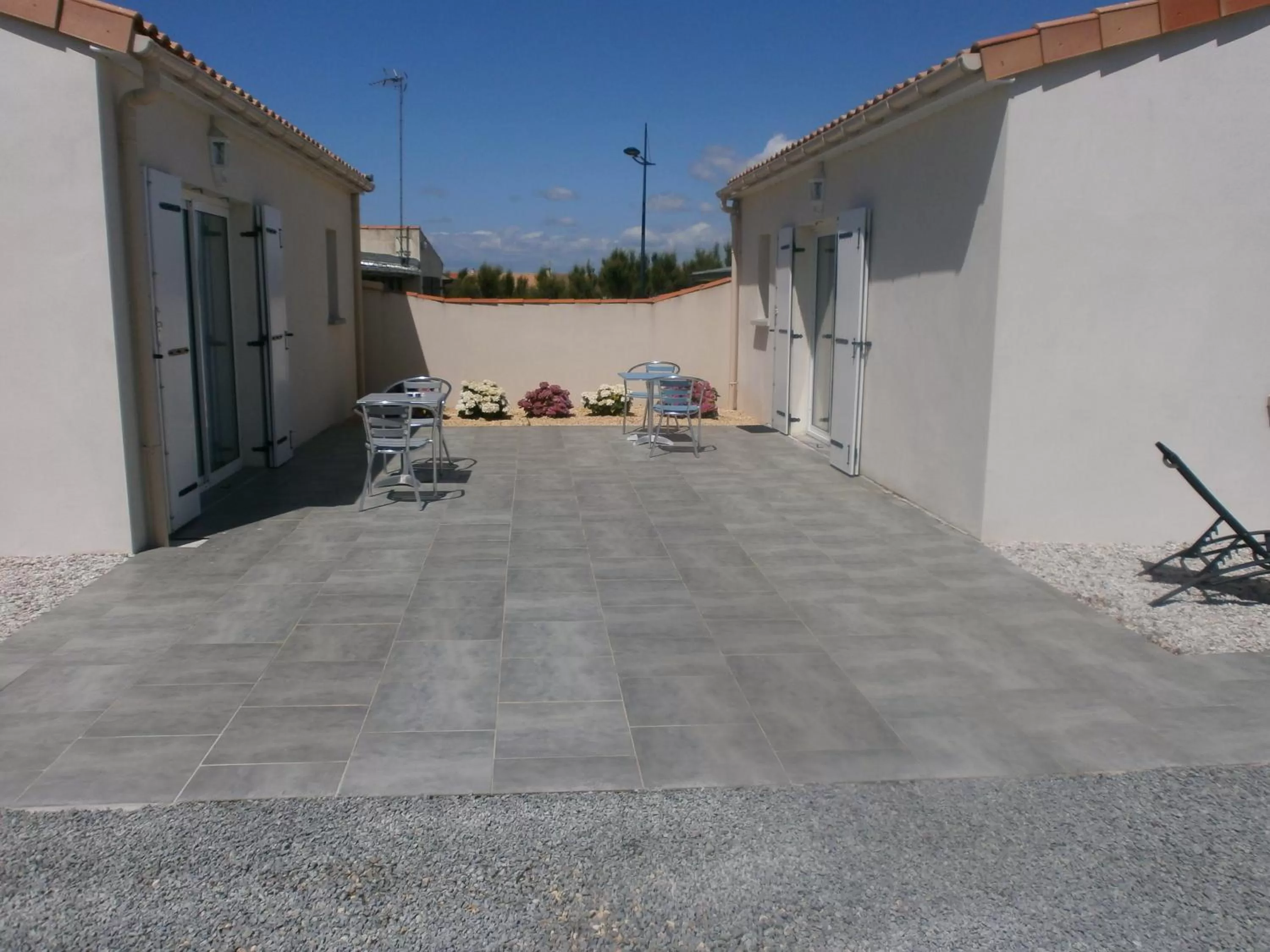 Garden view in la pêcherie bord de mer