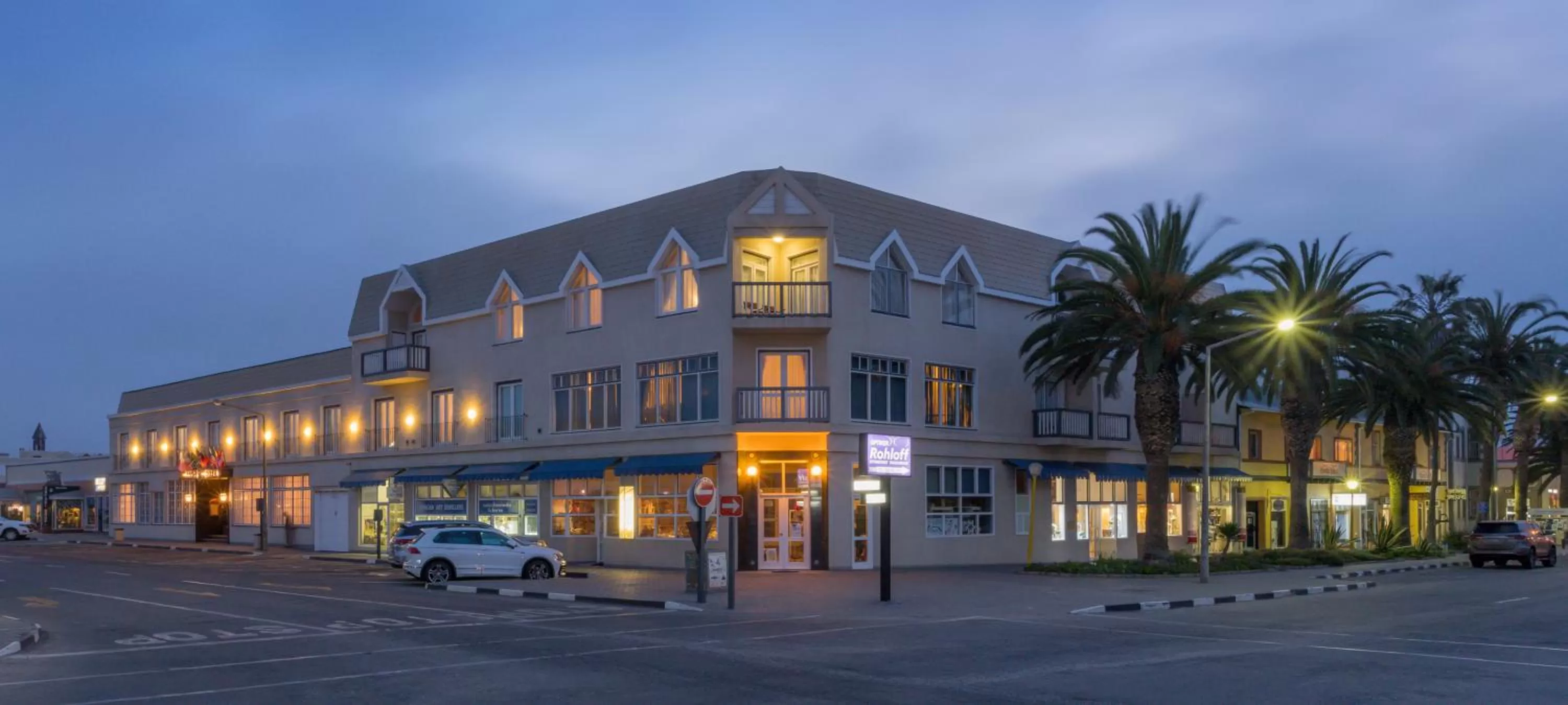 Property building in Hansa Hotel Swakopmund