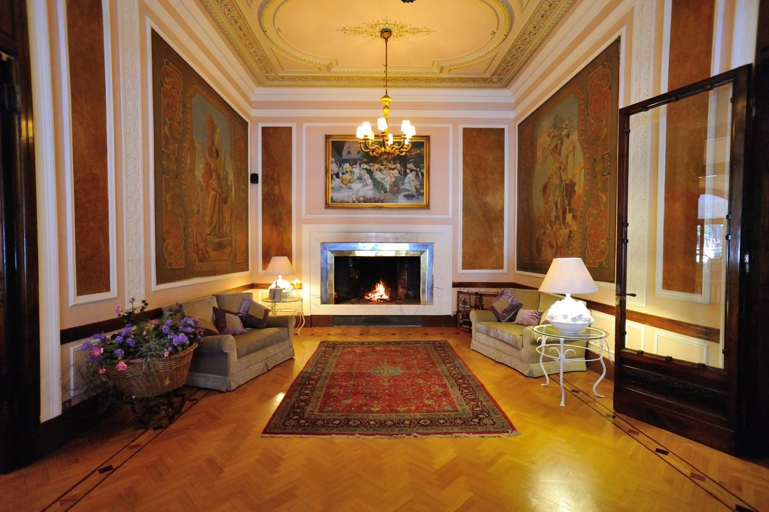 Lobby or reception in Grand Hotel Tettuccio