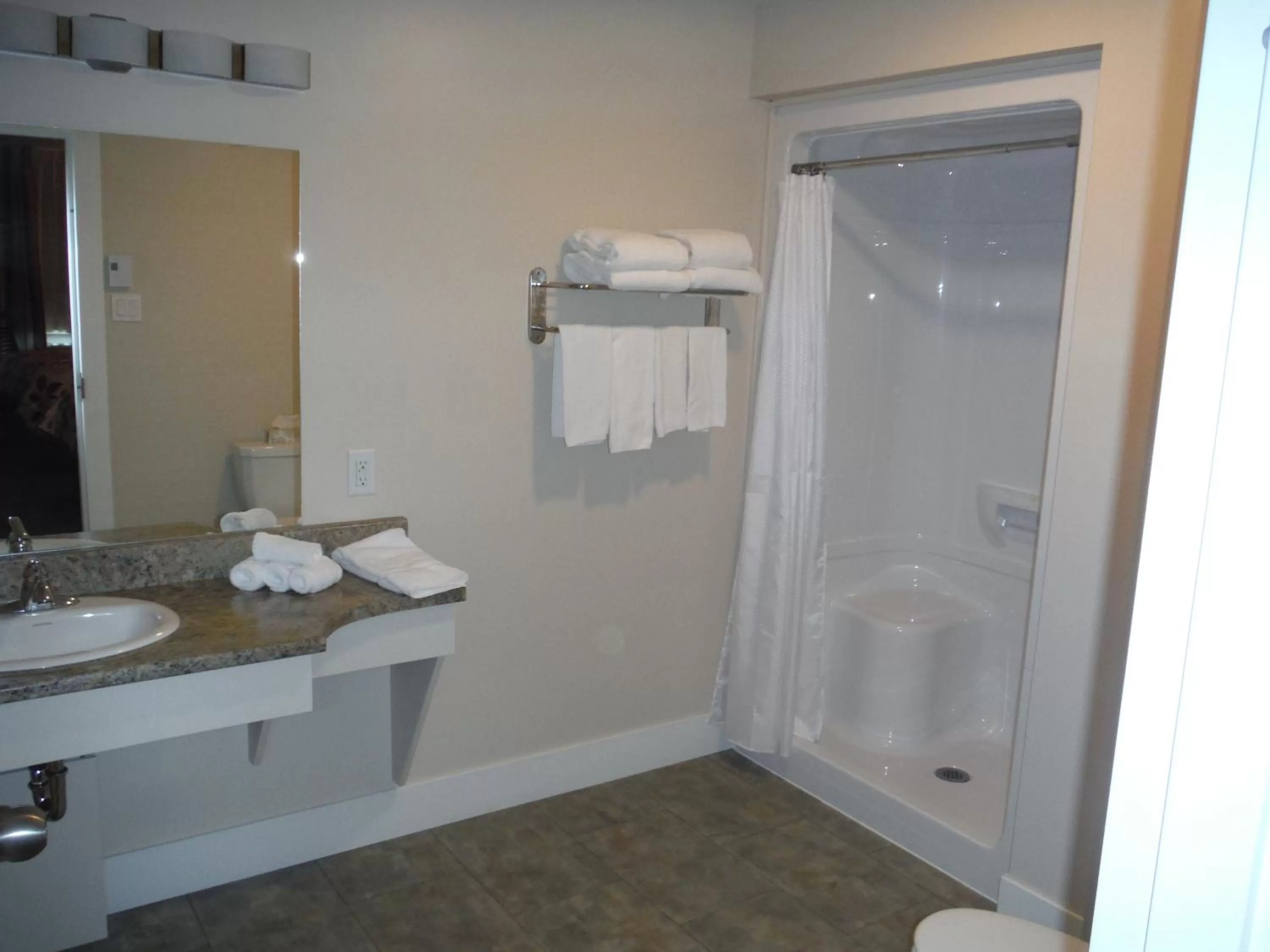 Bathroom in Motel Beausejour