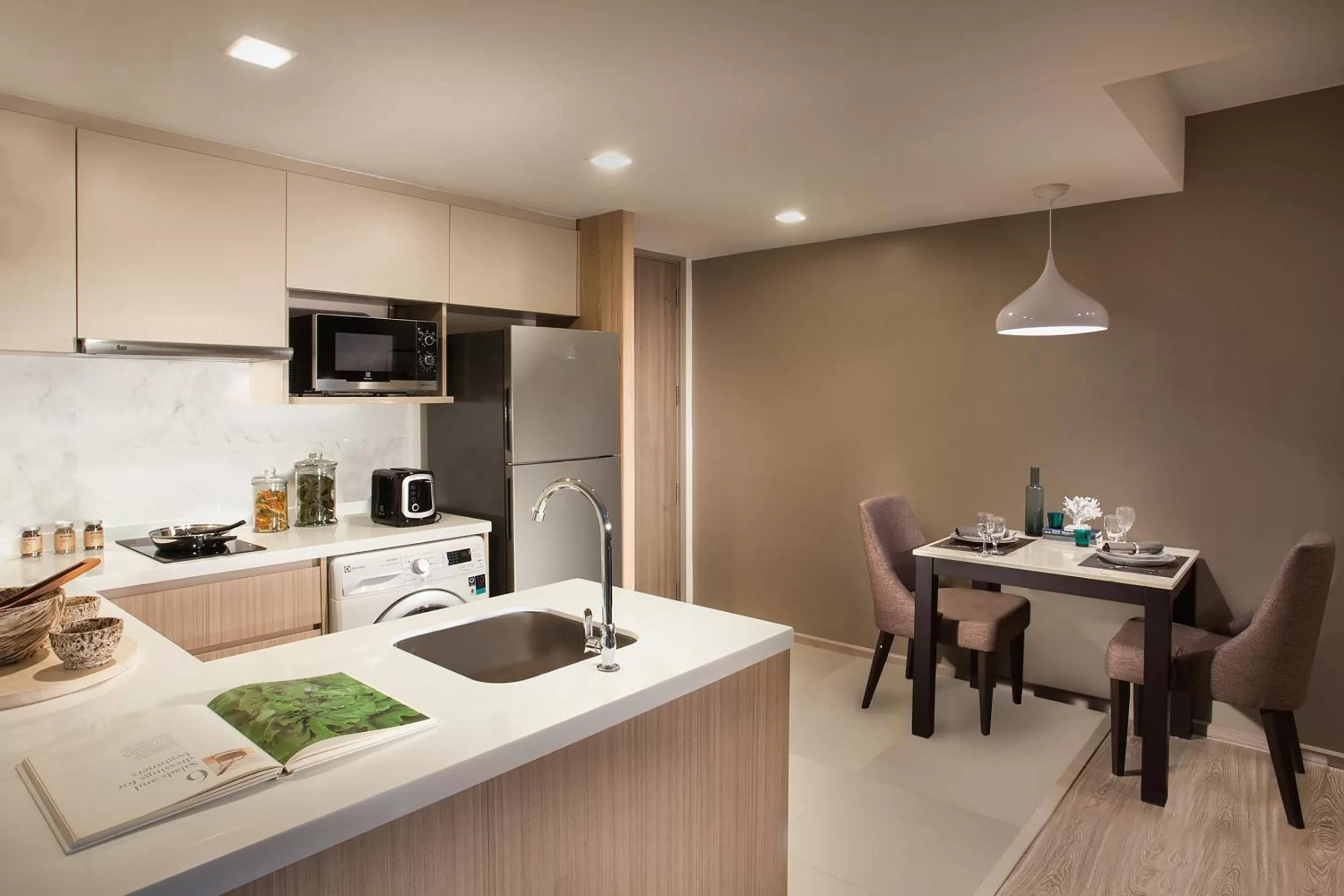 Kitchen or kitchenette in Somerset Ekamai Bangkok