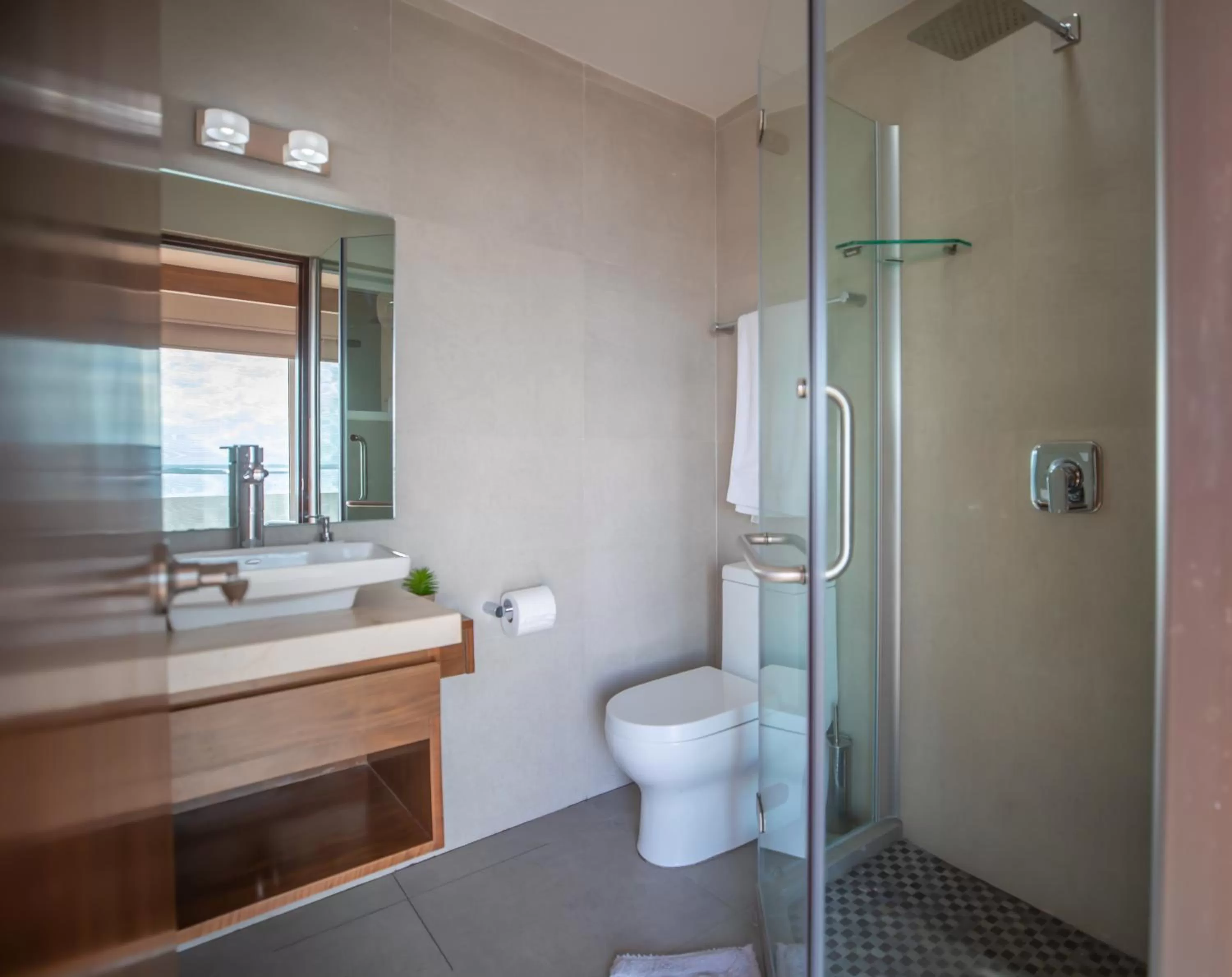 Bathroom in Beachfront Penthouses by LivIN Cancun