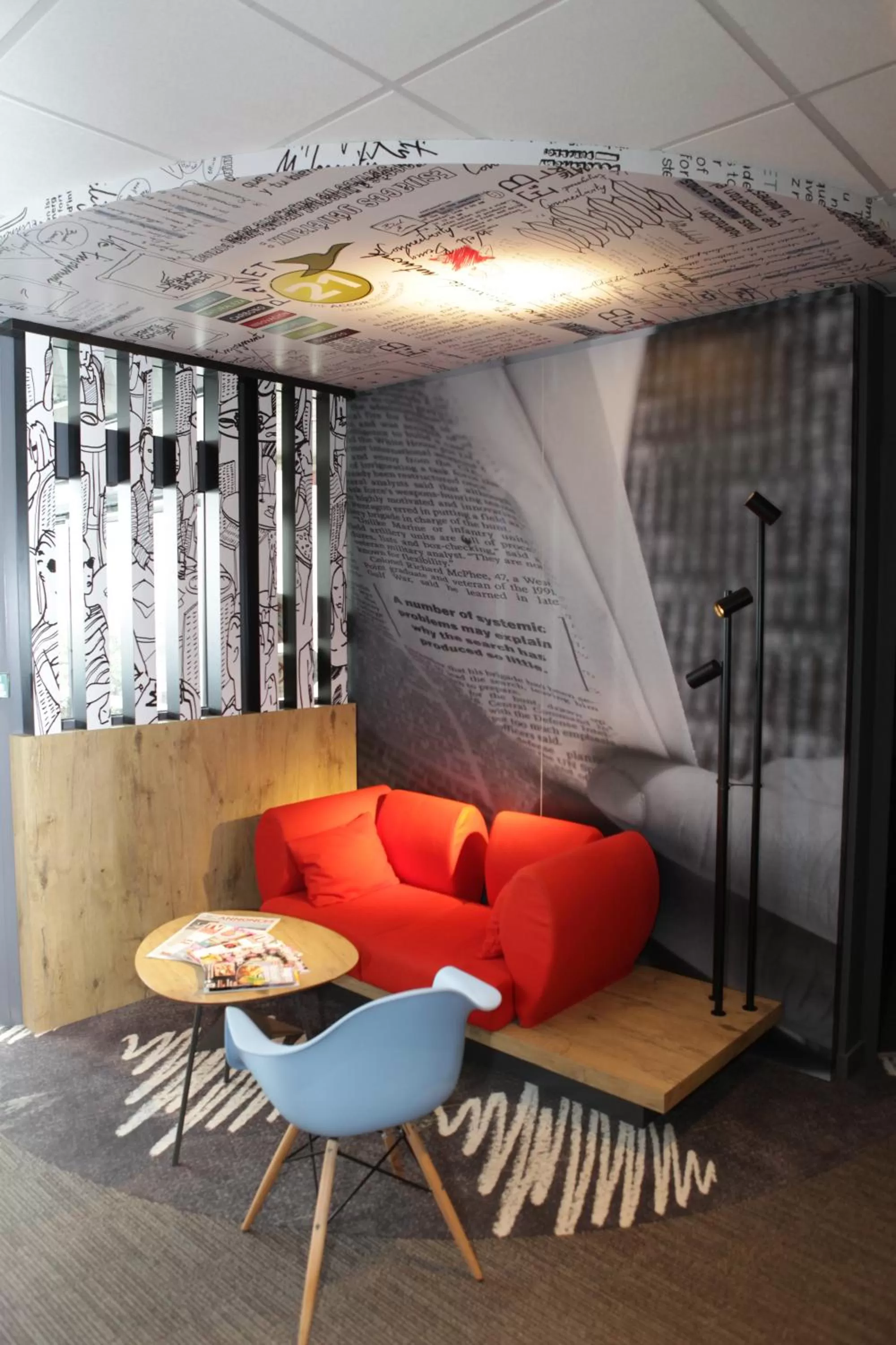 Lobby or reception in ibis Granville Port De Plaisance