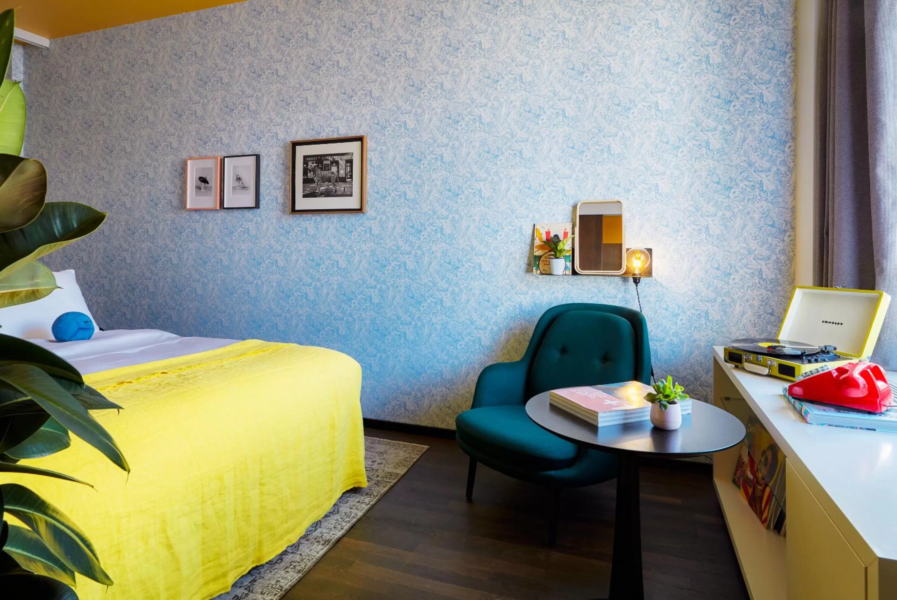 Seating area, Bed in Max Brown Hotel 7th District, part of Sircle Collection