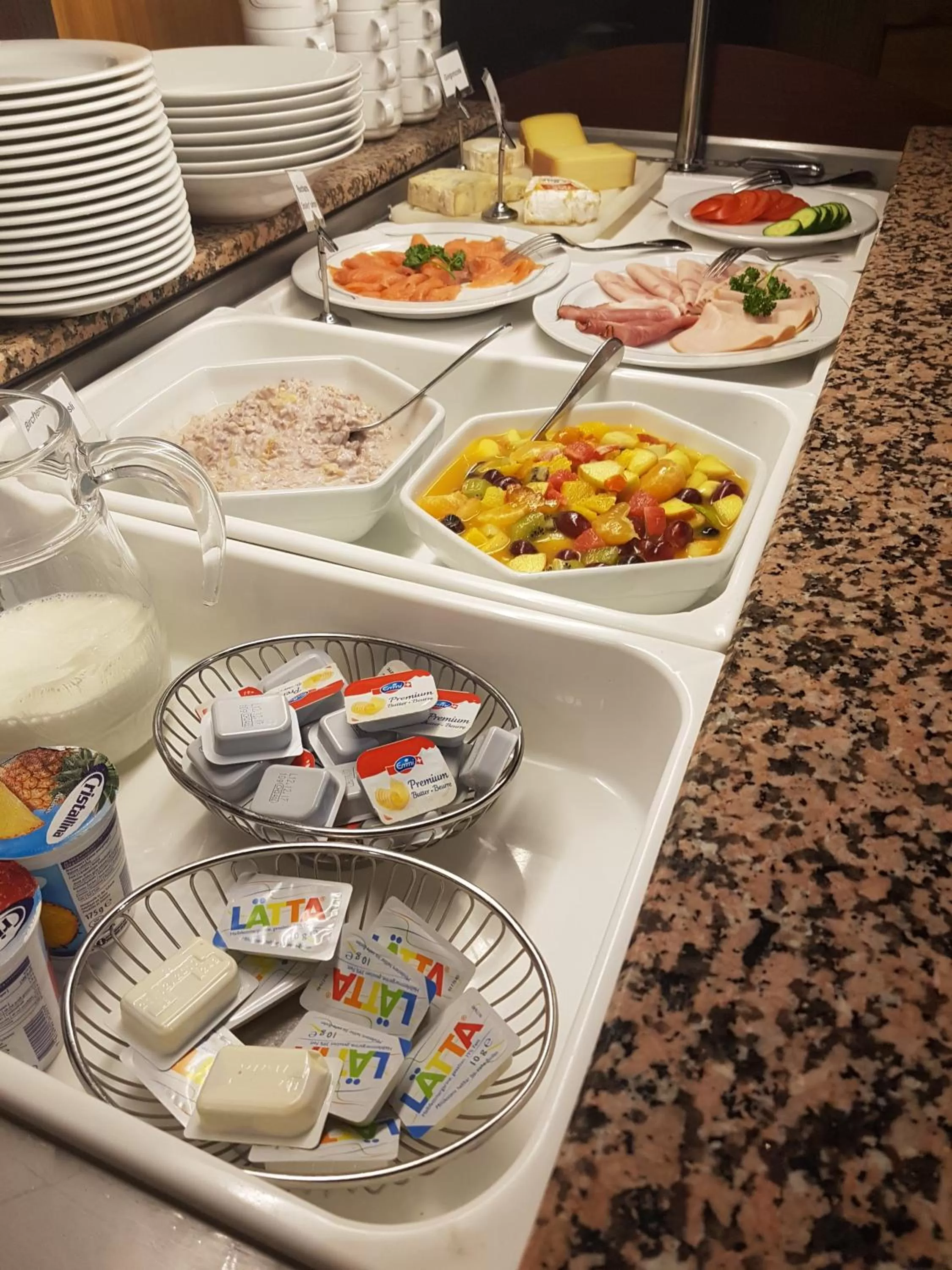 Buffet breakfast in Hotel Eremitage