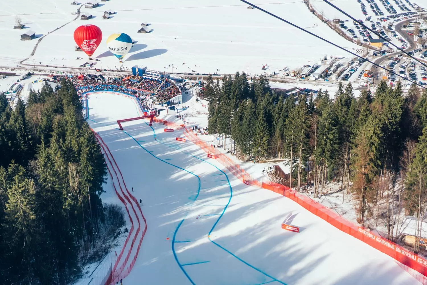 Skiing in aja Garmisch-Partenkirchen