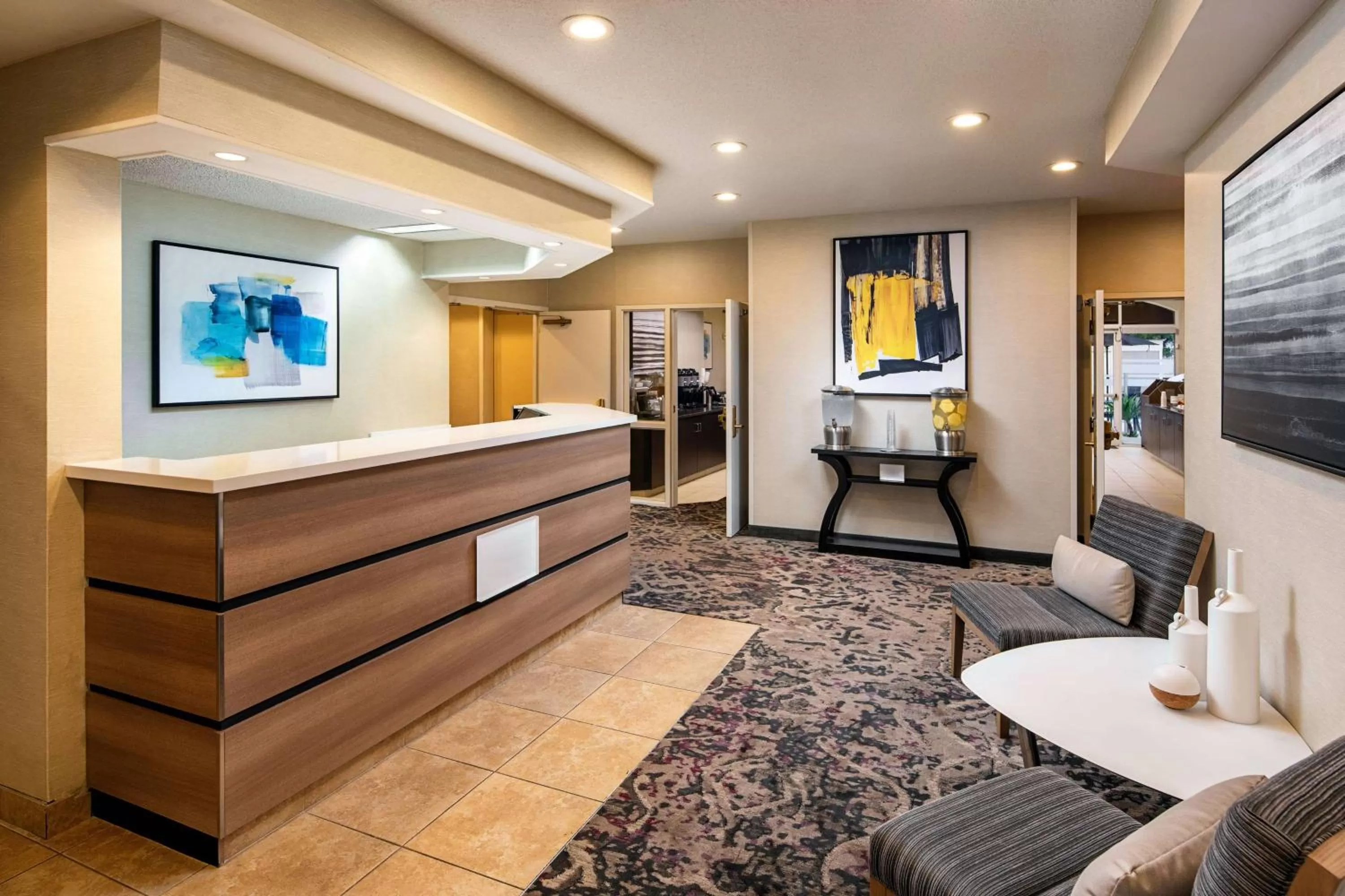 Lobby or reception, Bed in Sonesta ES Suites Carmel Mountain - San Diego