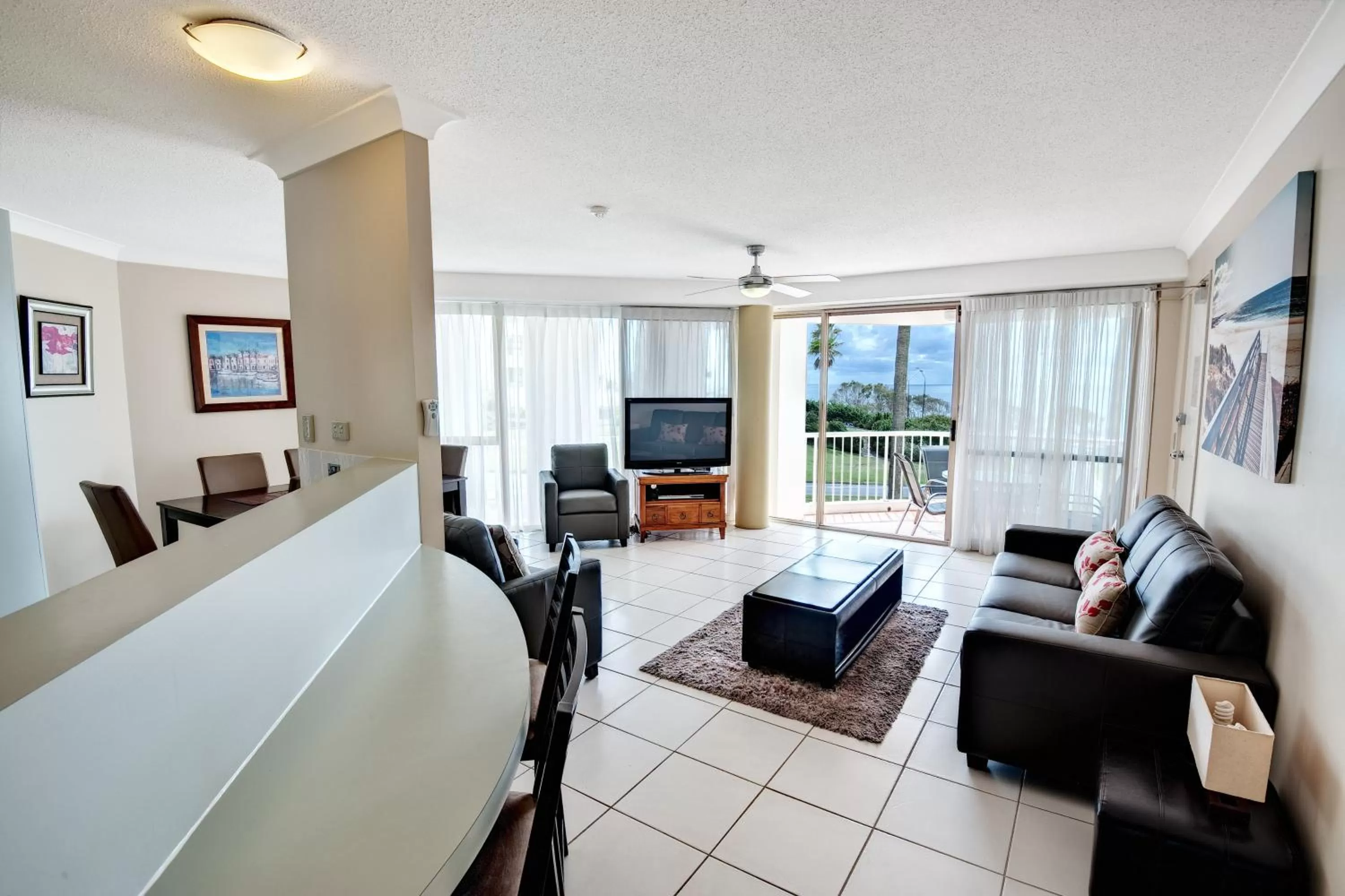 Living room in Osprey Apartments