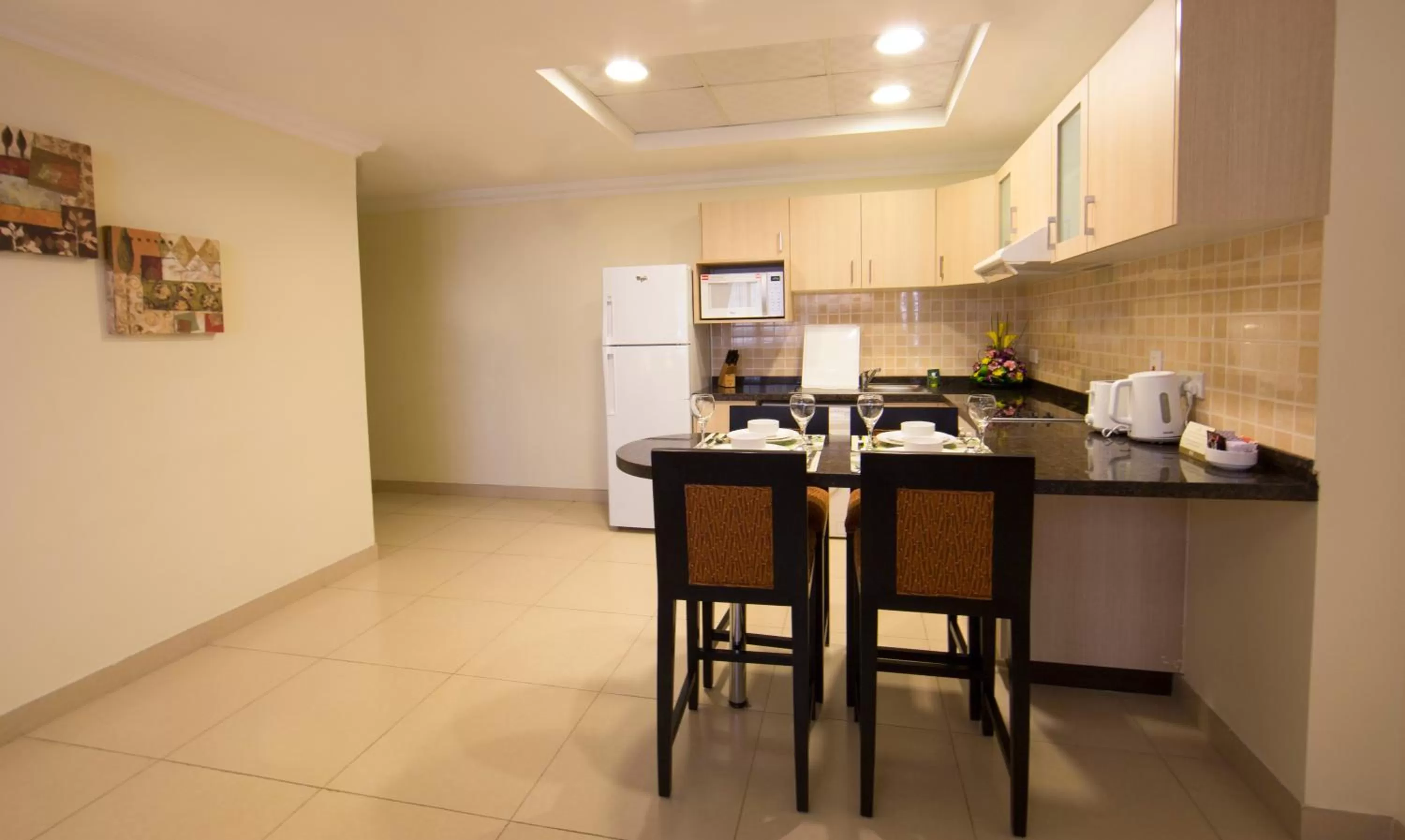 Kitchen or kitchenette in Ivory Grand Hotel Apartments