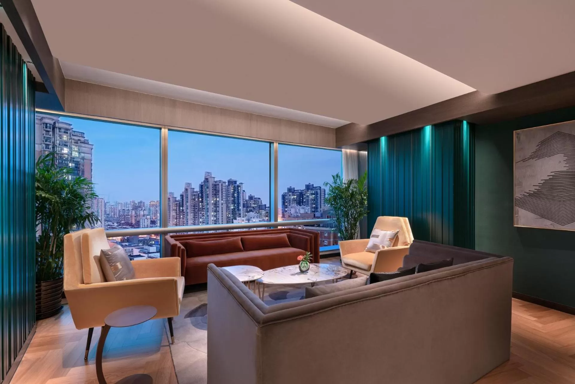 Lounge or bar in Pullman Shanghai Central