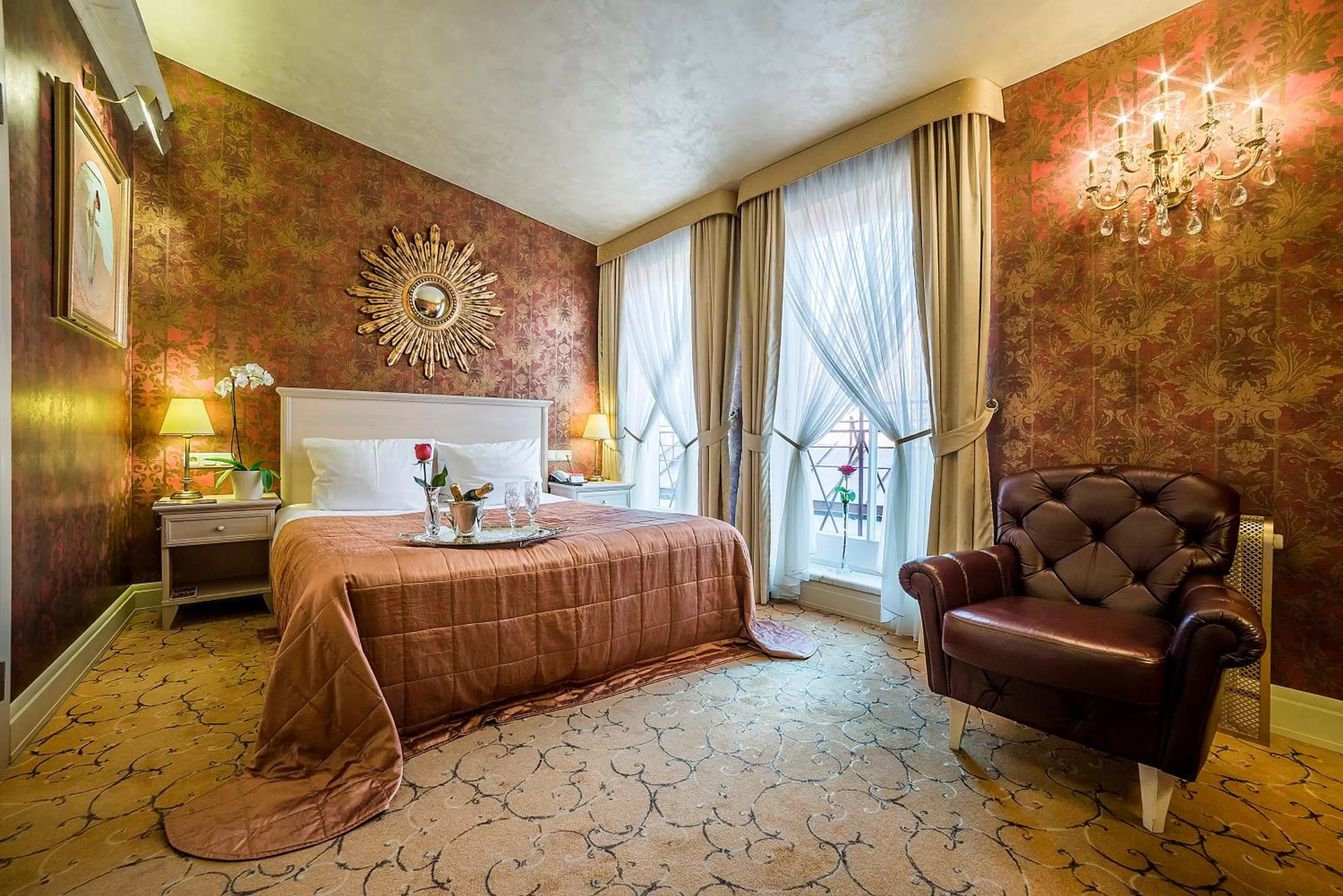 Photo of the whole room, Bed in Imperial Hotel & Restaurant