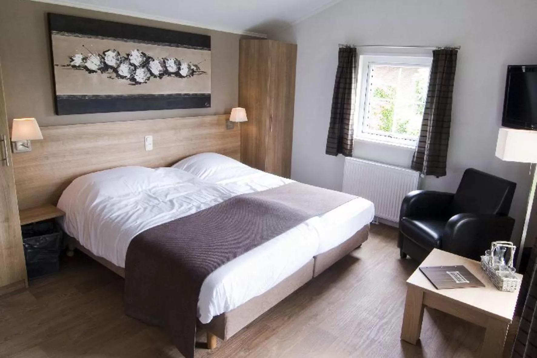 Twin Room with Private Bathroom in Hotel de Boshoek