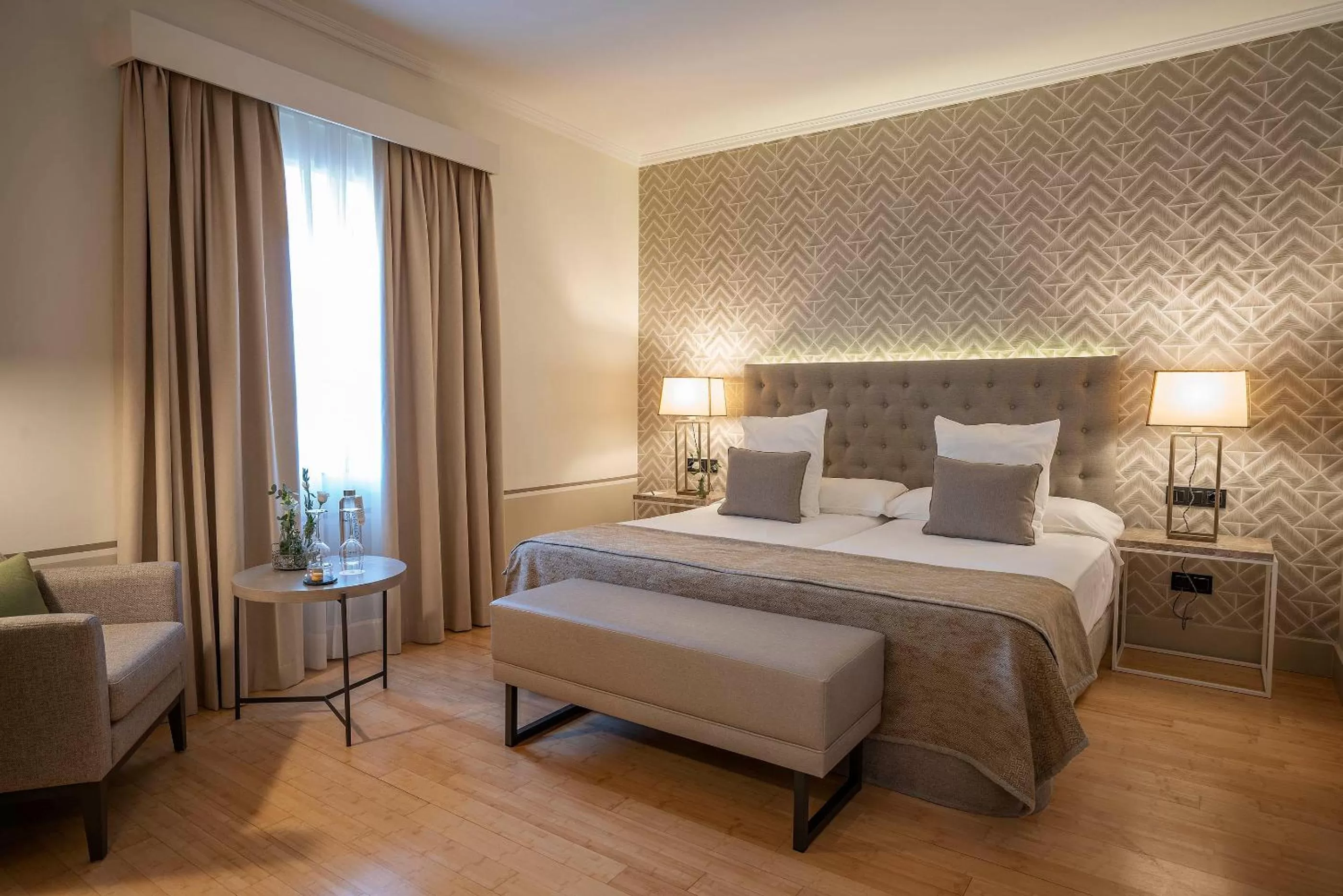 Bed in Hospes Palacio de Arenales & Spa