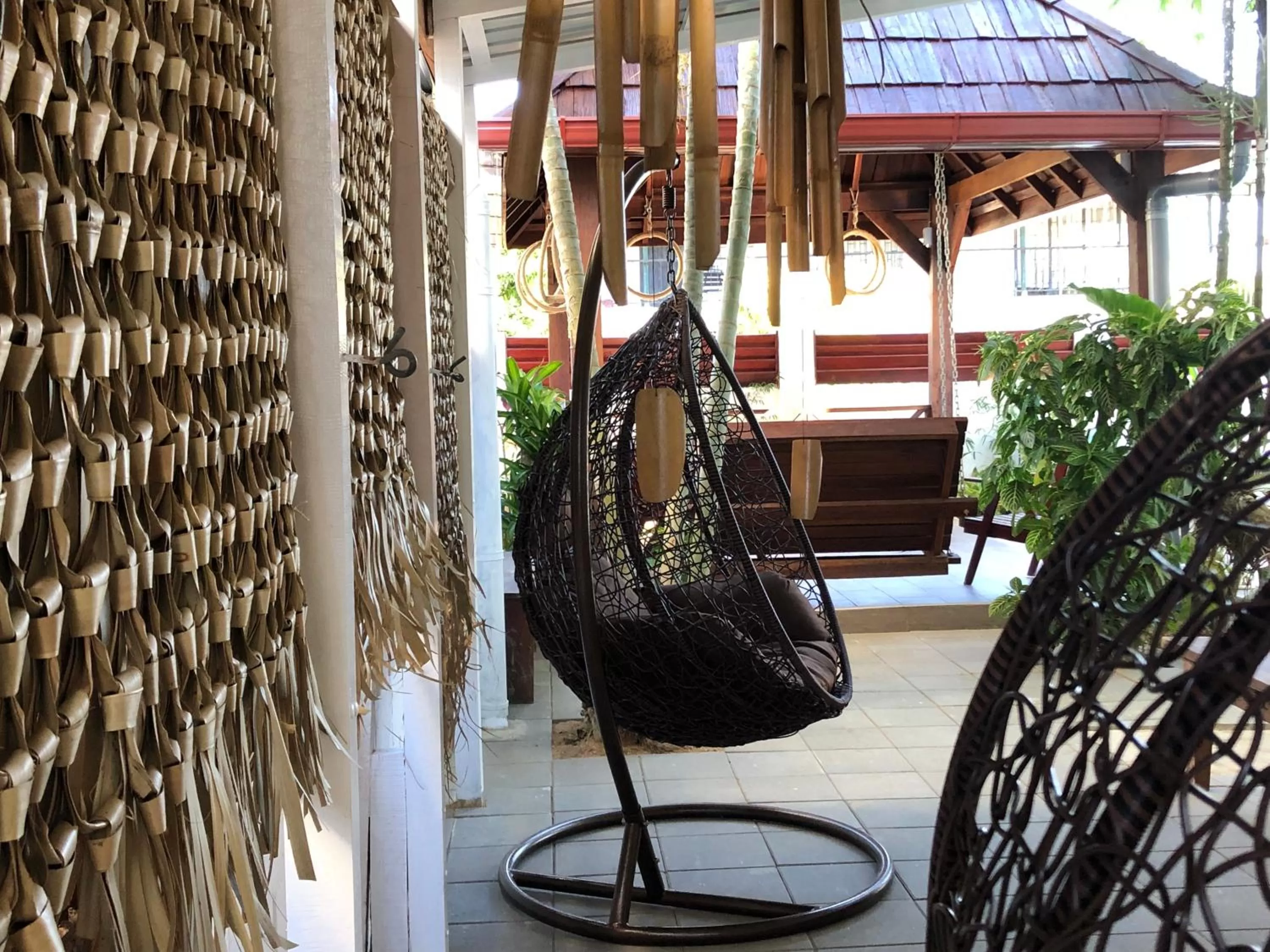 Seating area in Villa Famiri Boutique hotel