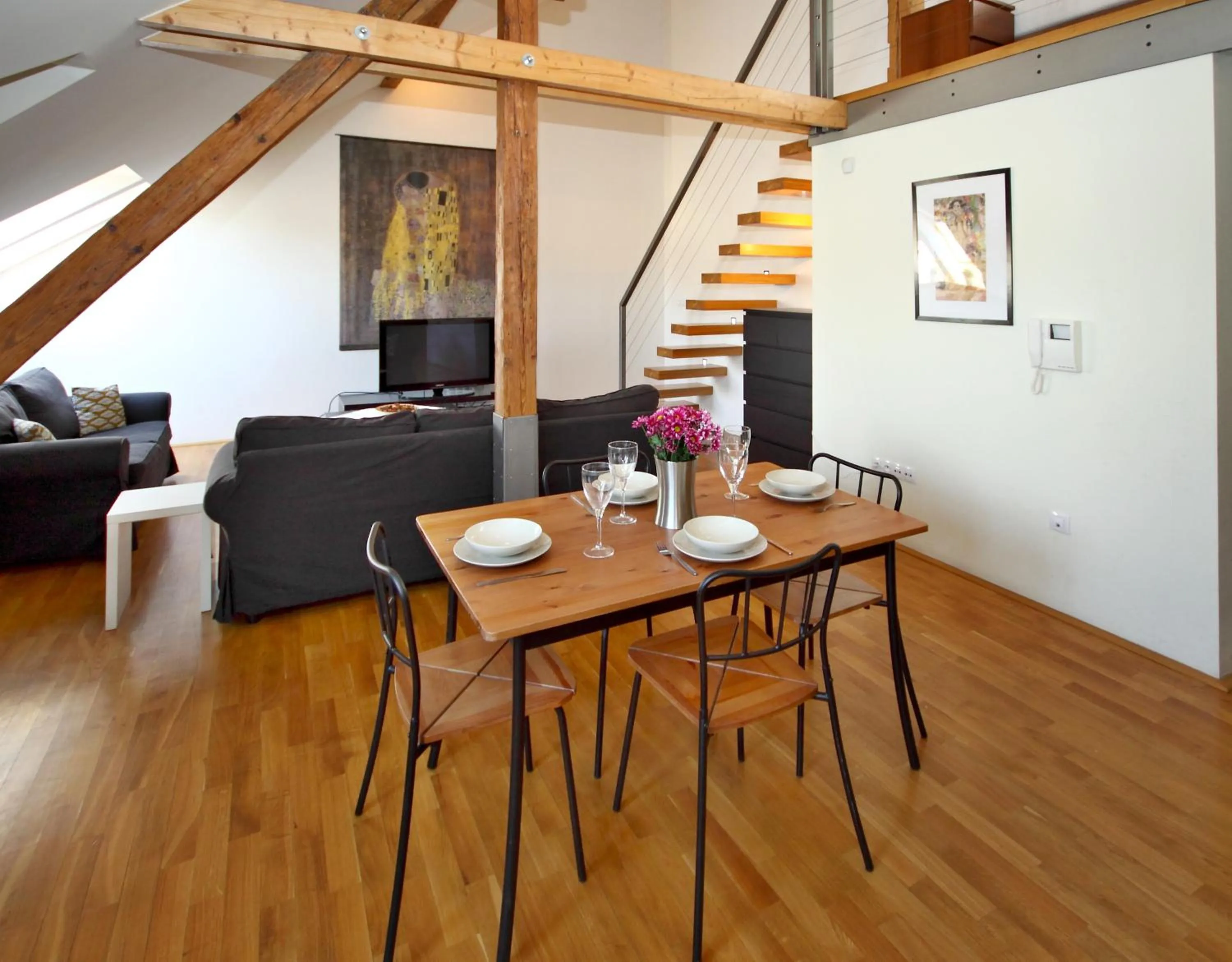 Living room in River View Residence