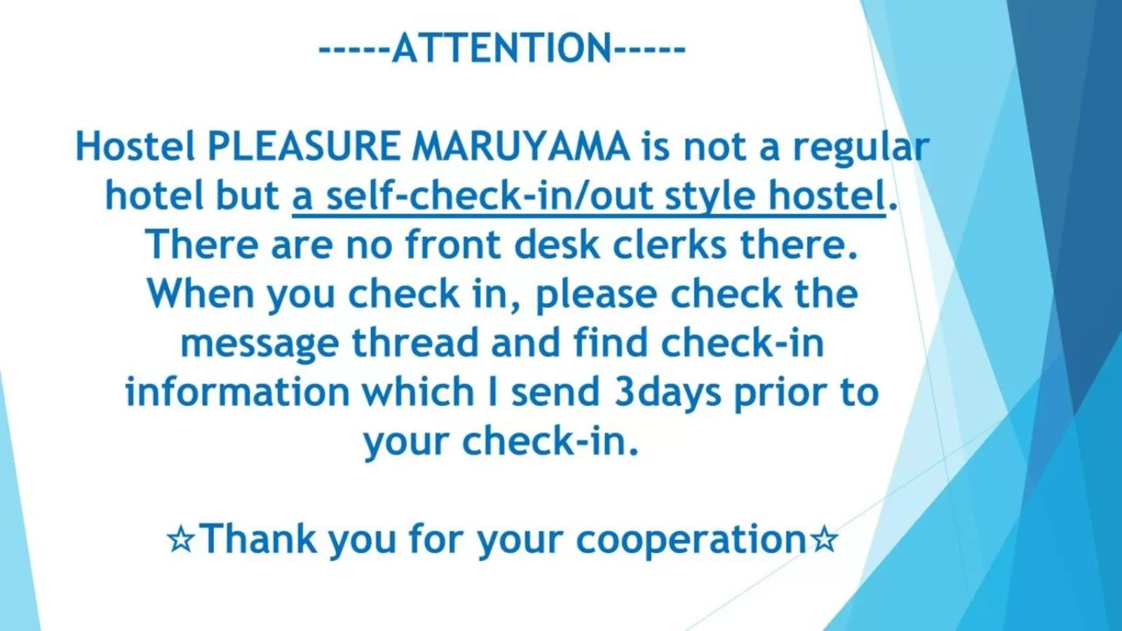 Hostel PLEASURE MARUYAMA