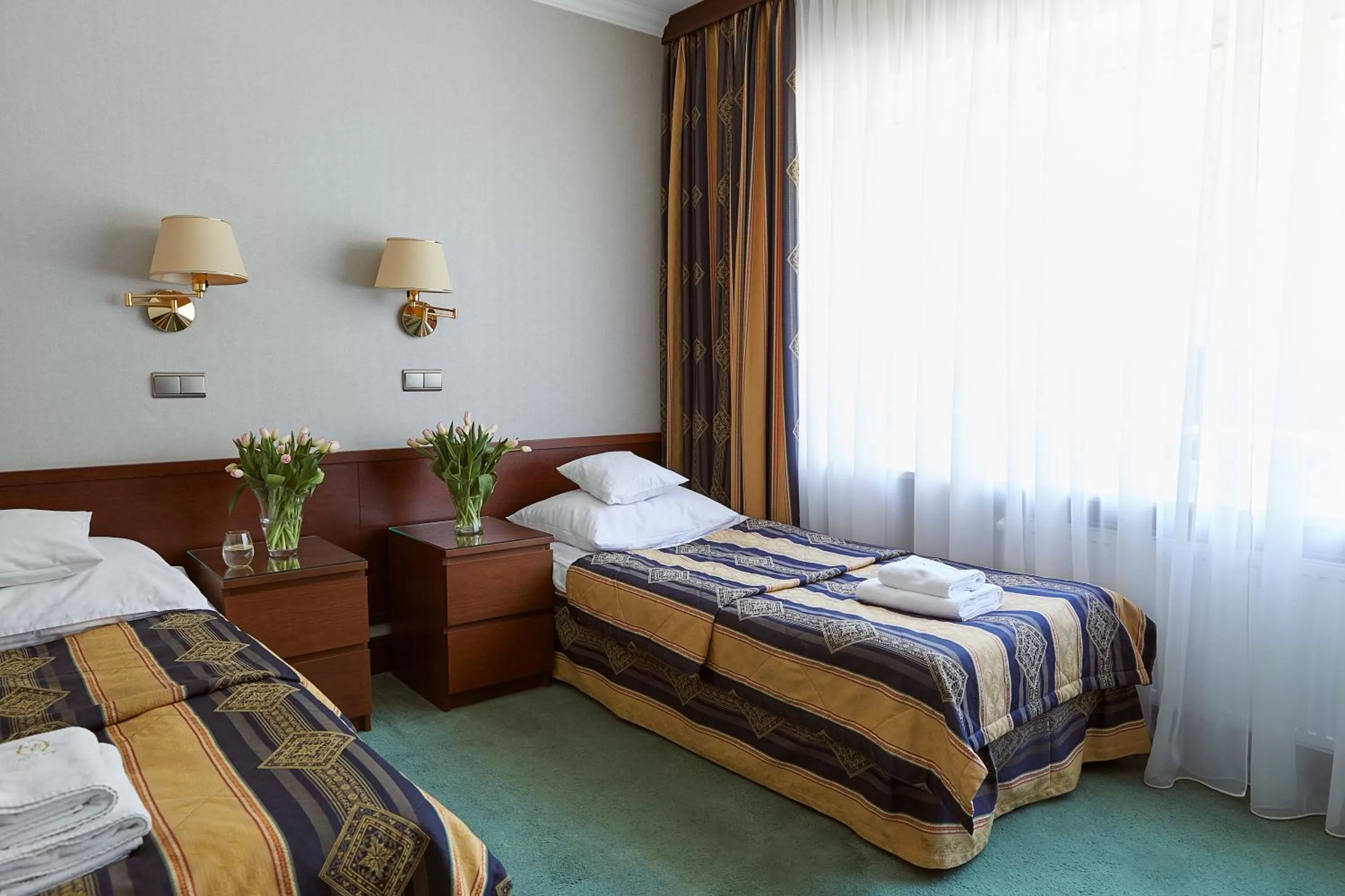 Bed in Hotel Villa Eva