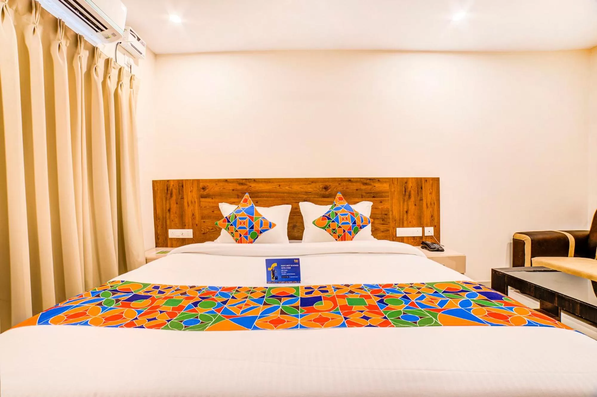 Coffee/tea facilities, Bed in FabHotel Spark Inn Dwarakanagar