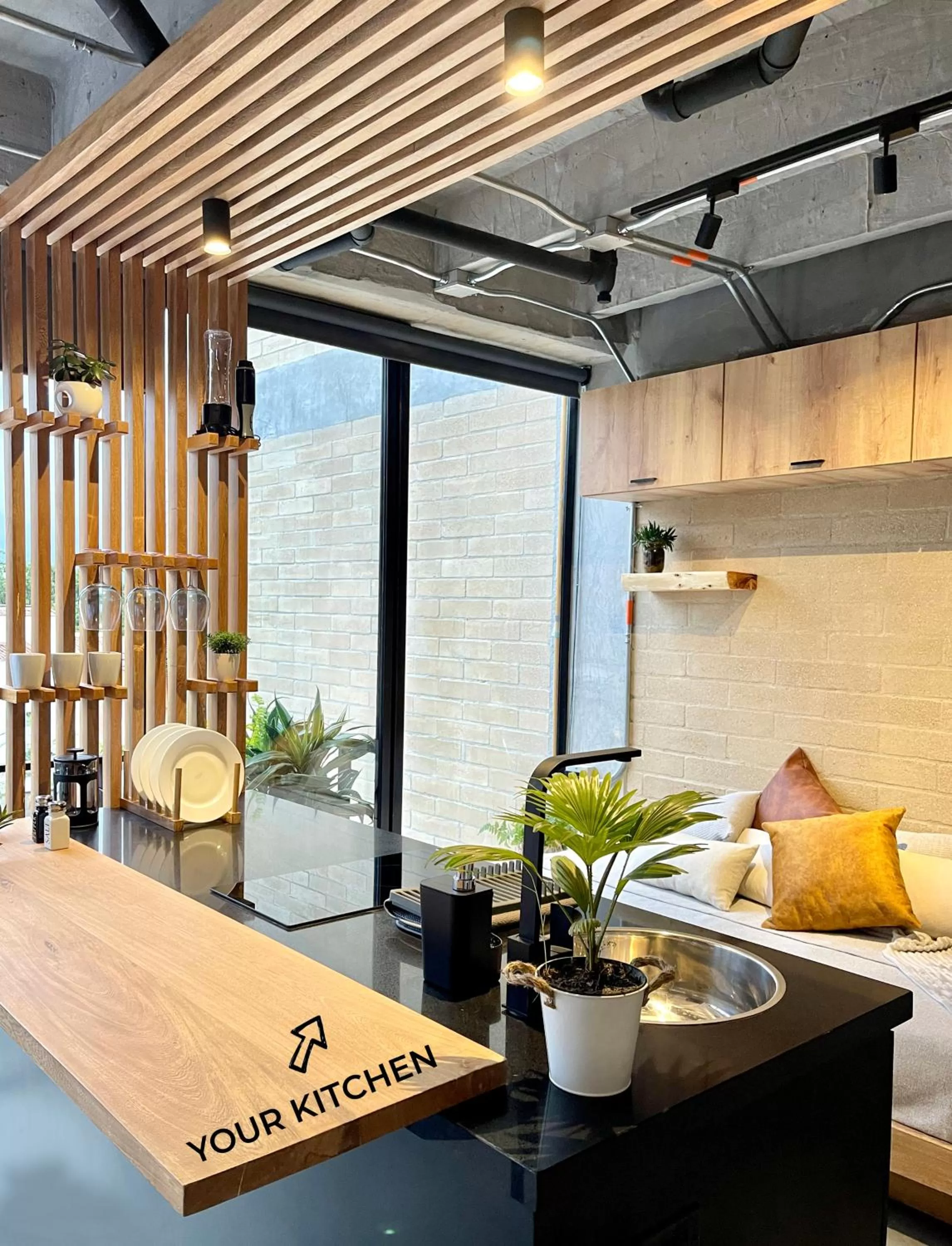 kitchen in Beminimal Hotel