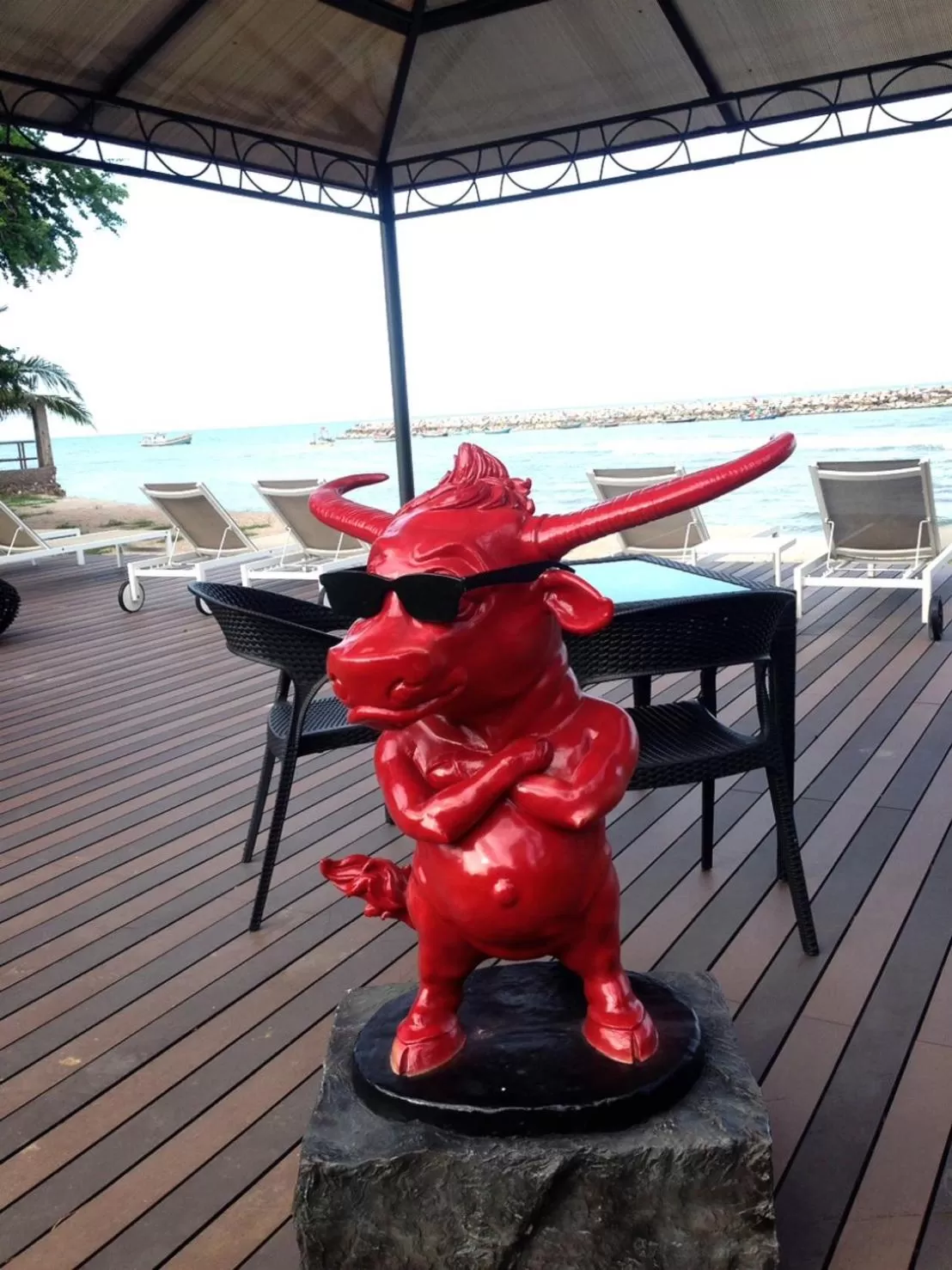 Beach in Cher Resort